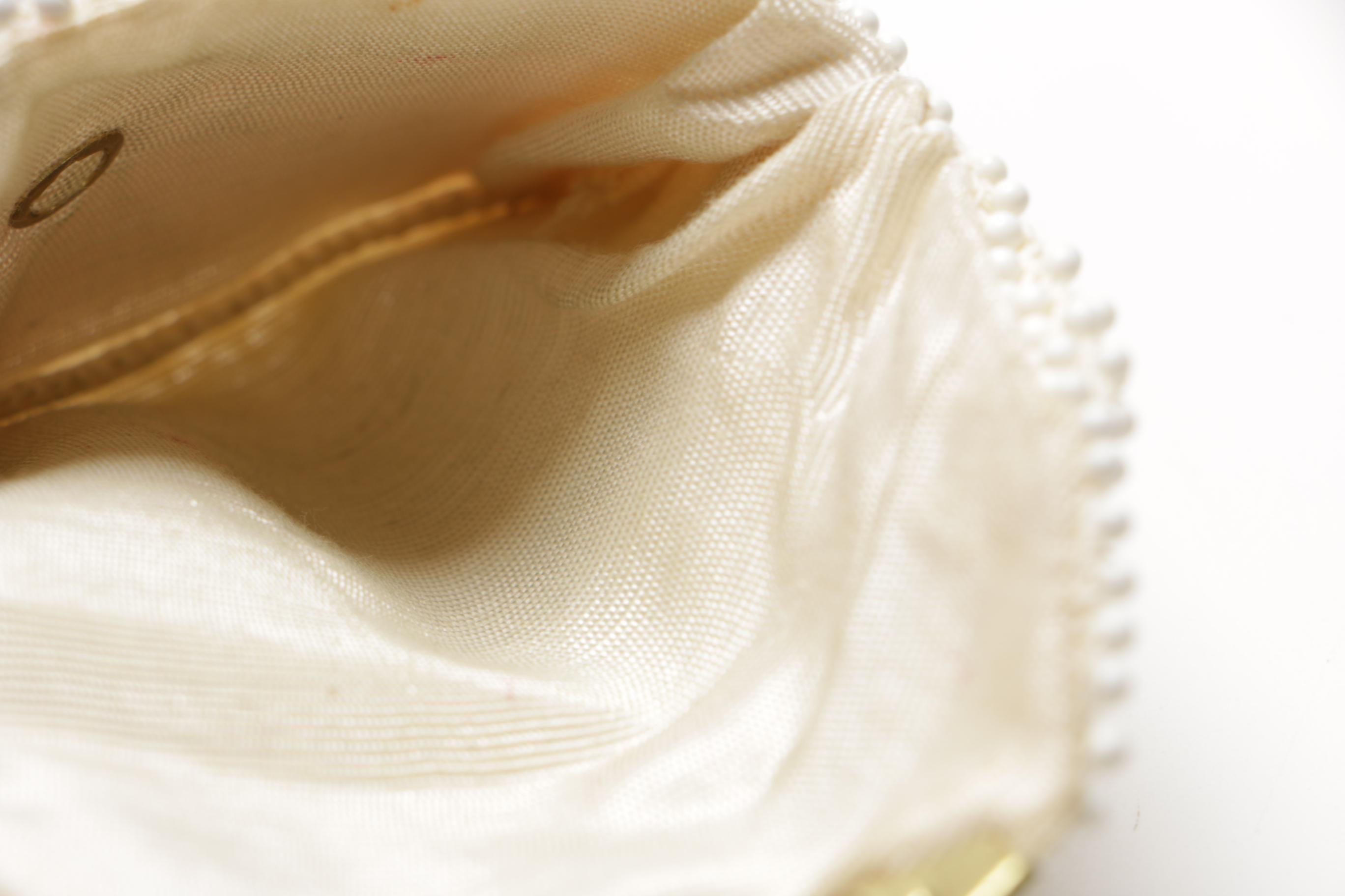 Beaded Accessories Including Rabbit Fur Lined Gloves