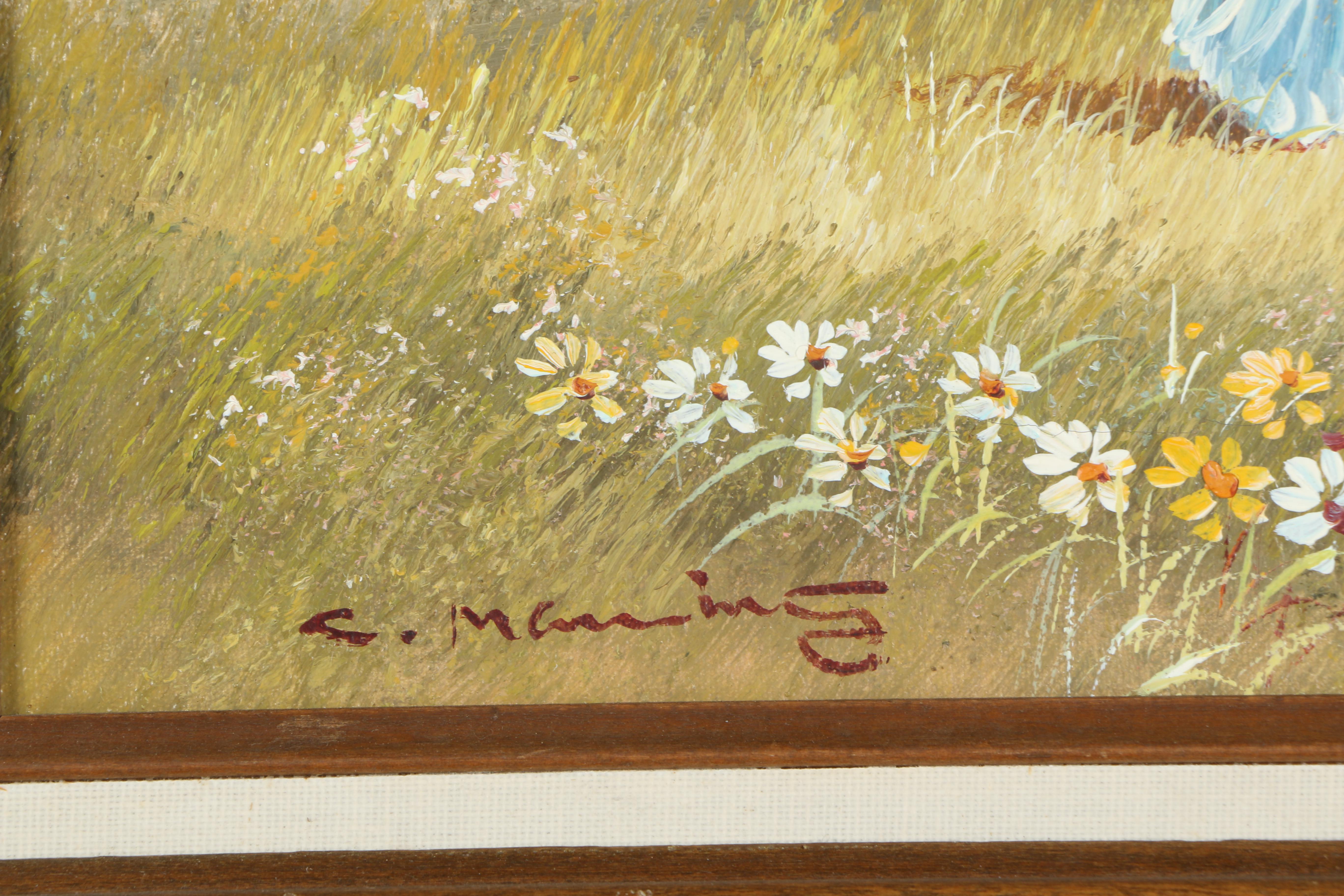 Oil on Canvas Pastoral Landscape Paintings