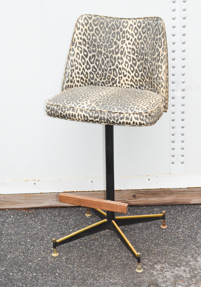 Leopard Print Bar Stools EBTH