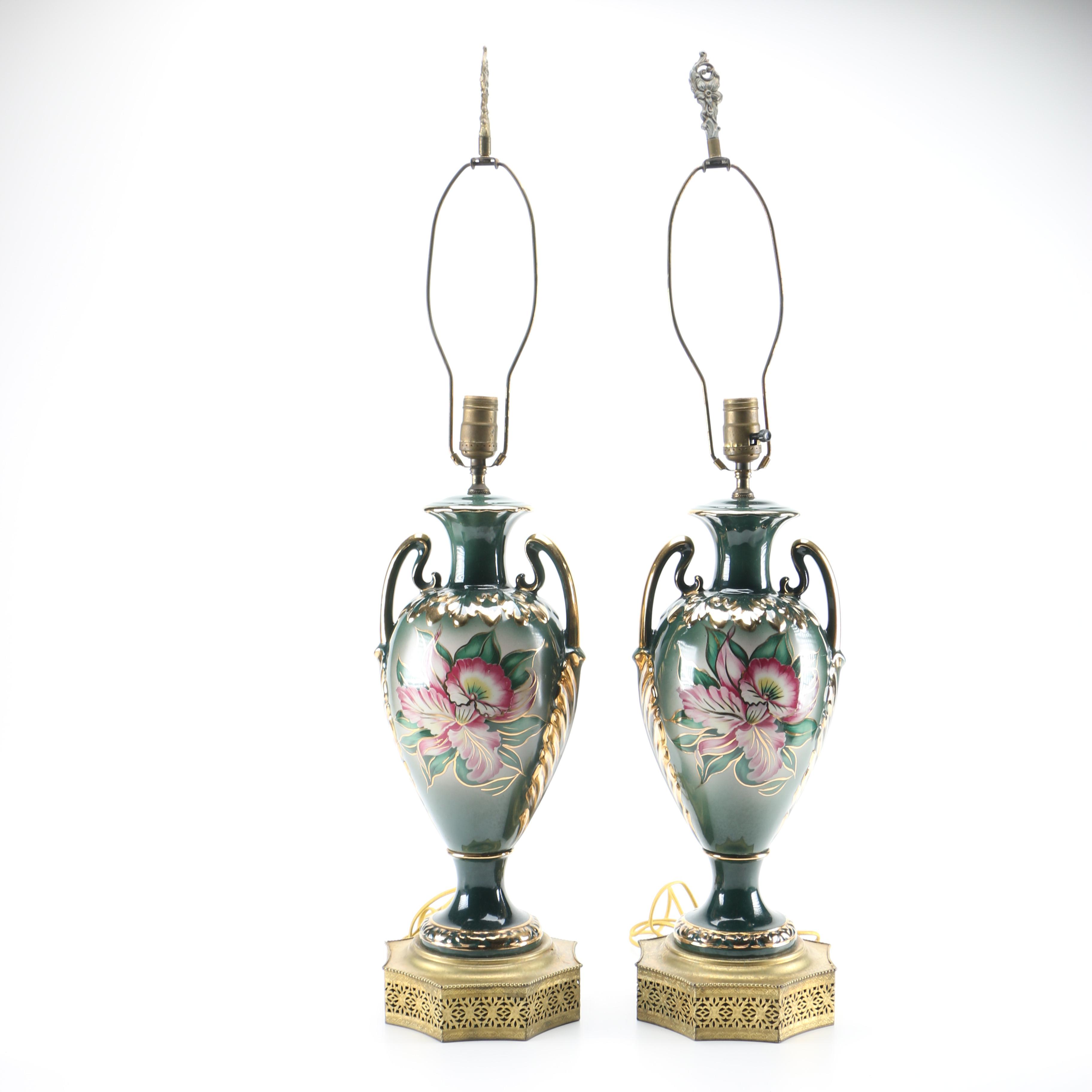 Ceramic Asian Inspired Table Lamps