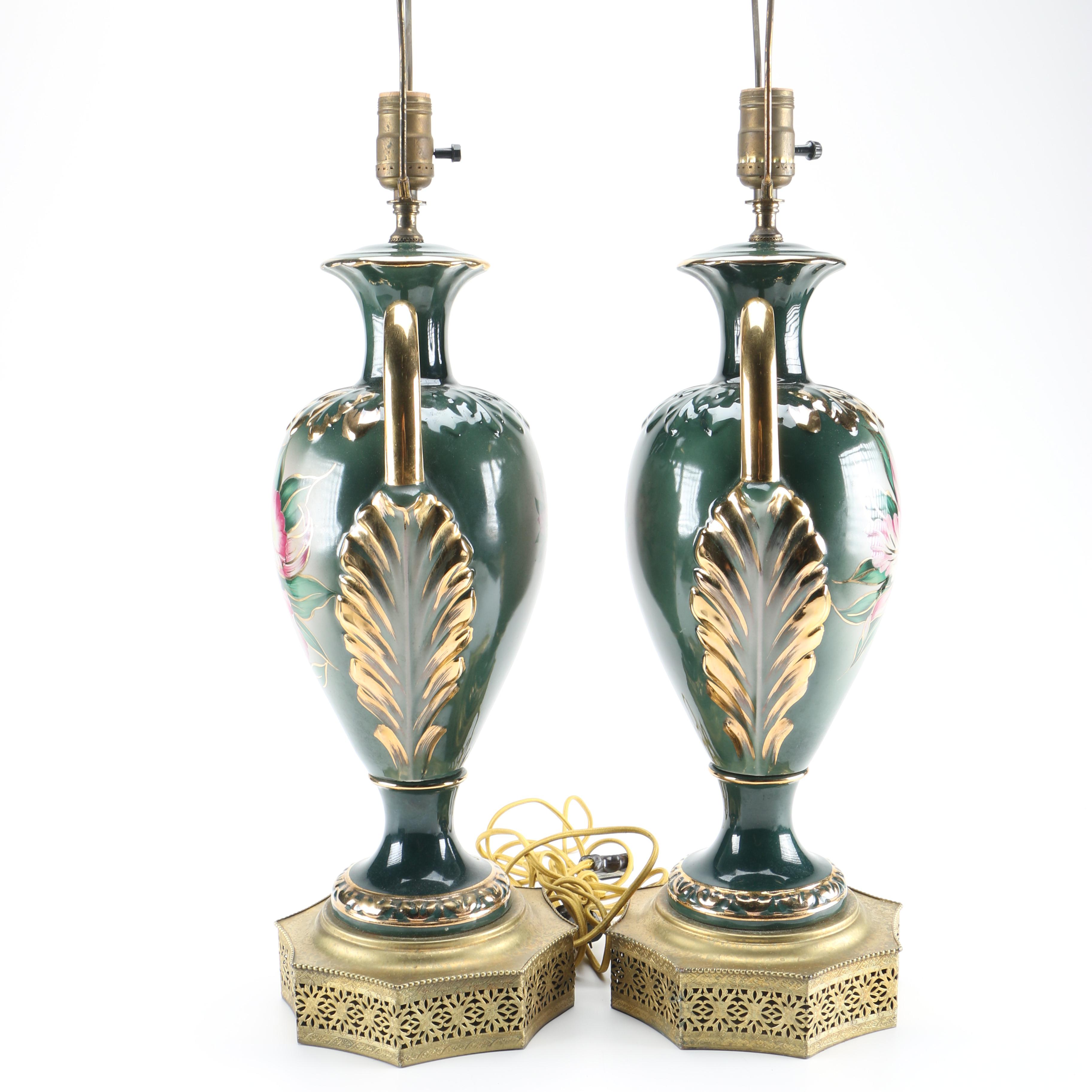 Ceramic Asian Inspired Table Lamps