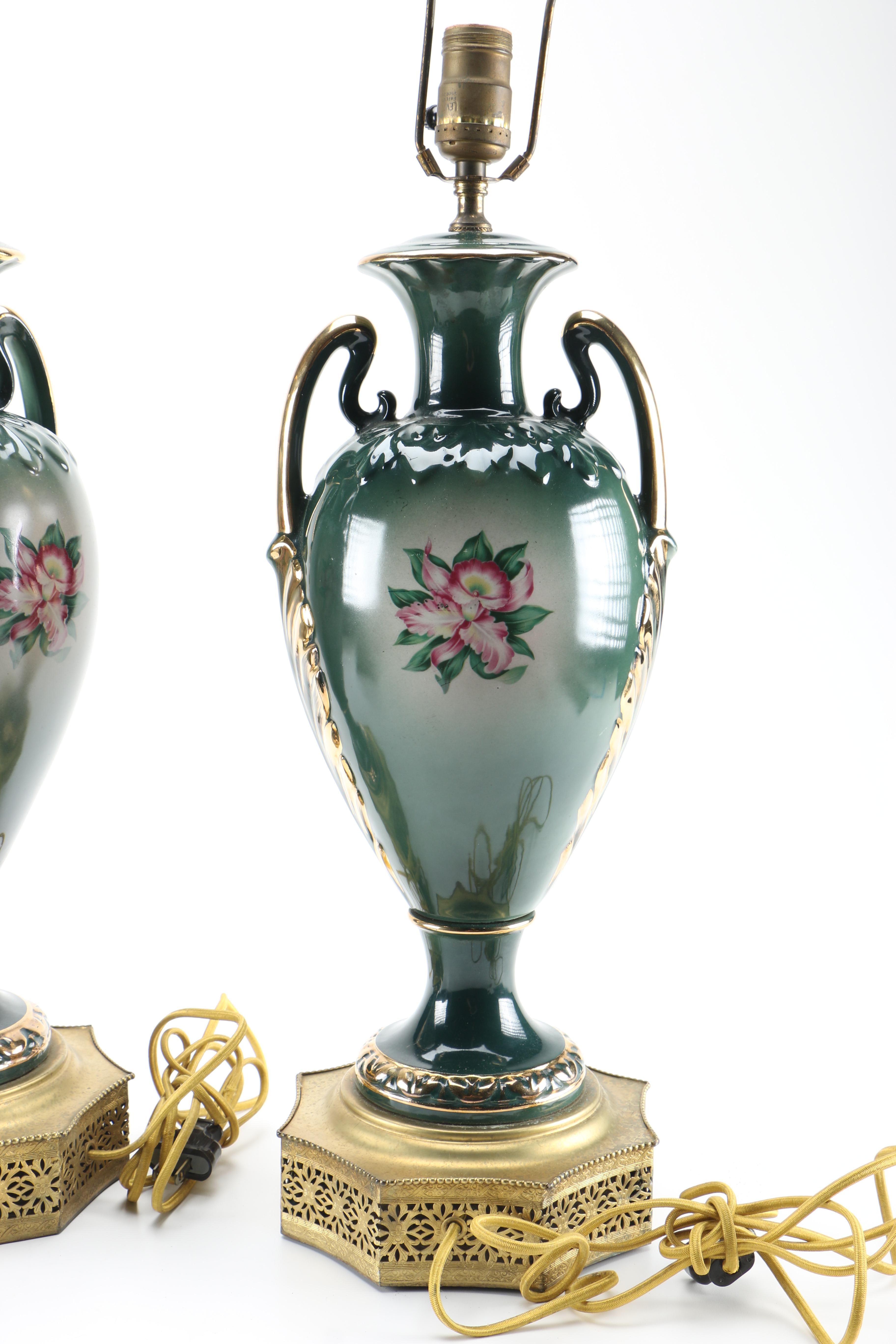 Ceramic Asian Inspired Table Lamps