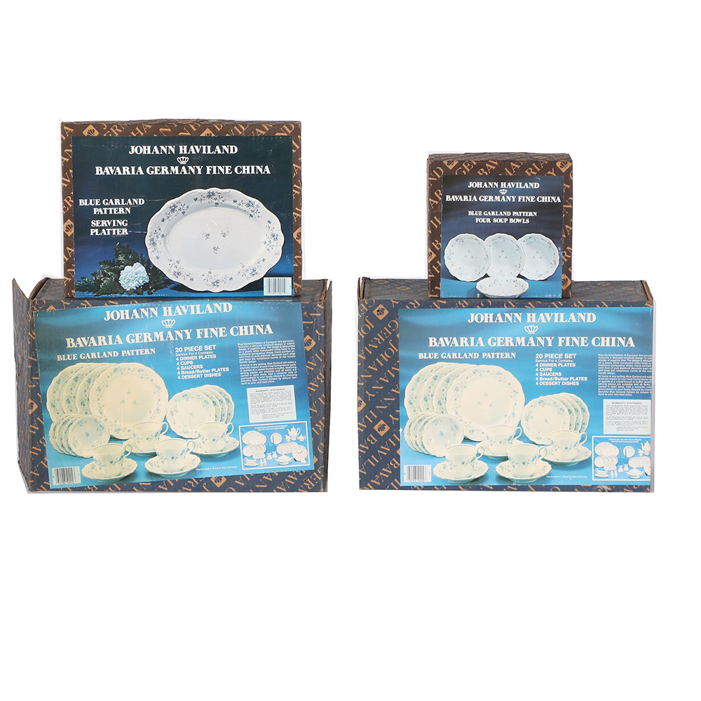 Johann Haviland "Blue Garland" Fine China Set