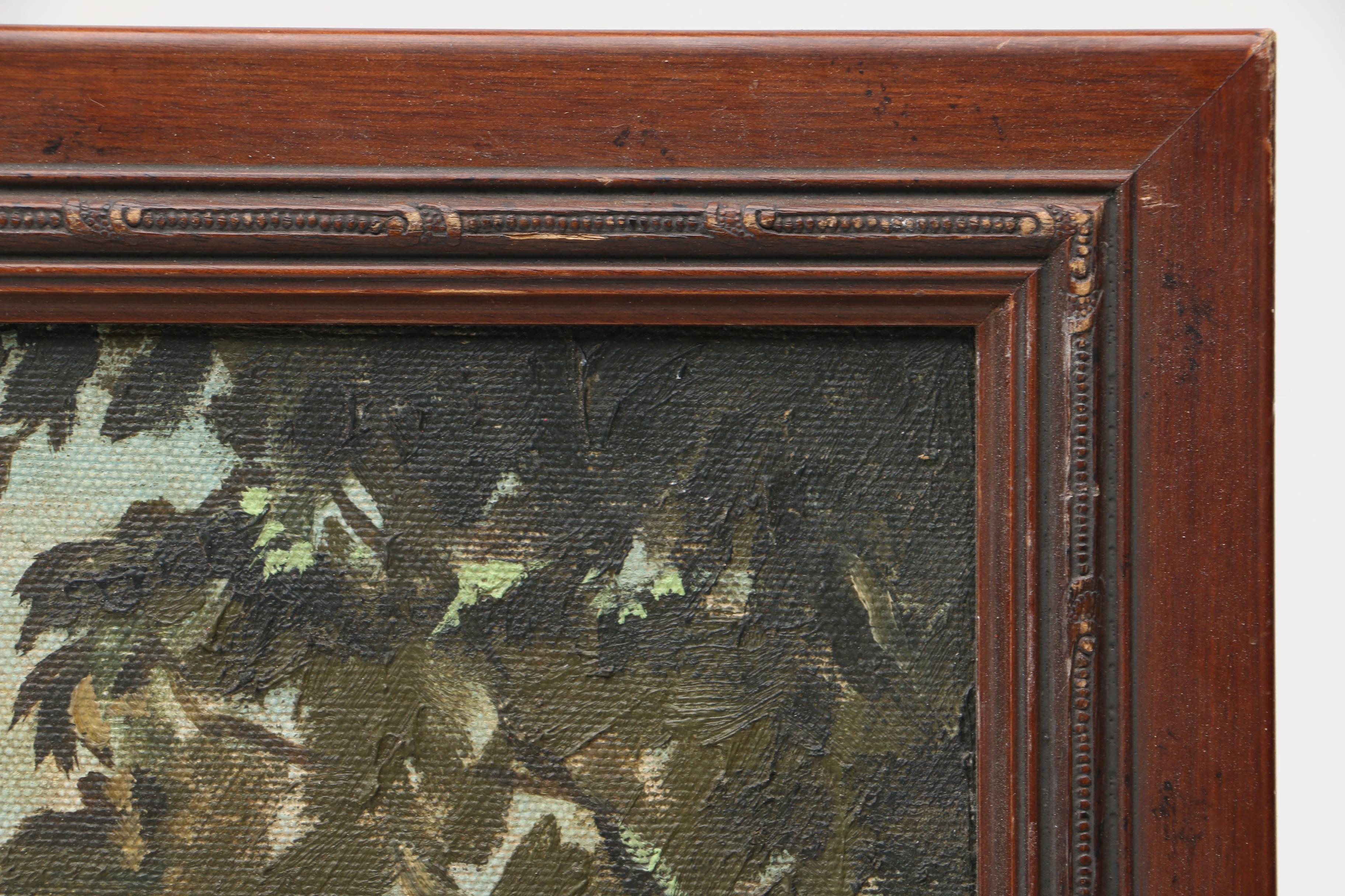 Archie Hiven Oil Painting of a Lakeside