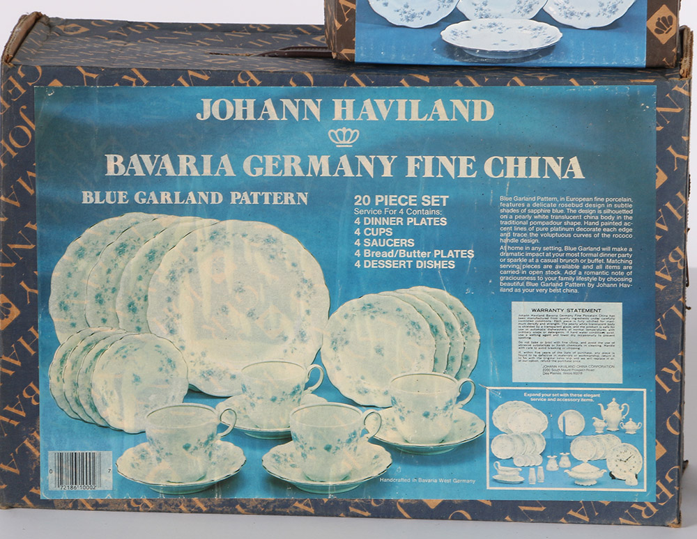 Johann Haviland "Blue Garland" China Sets