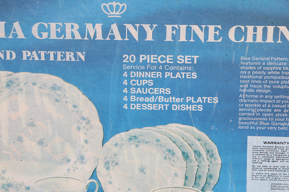 Johann Haviland "Blue Garland" China Sets