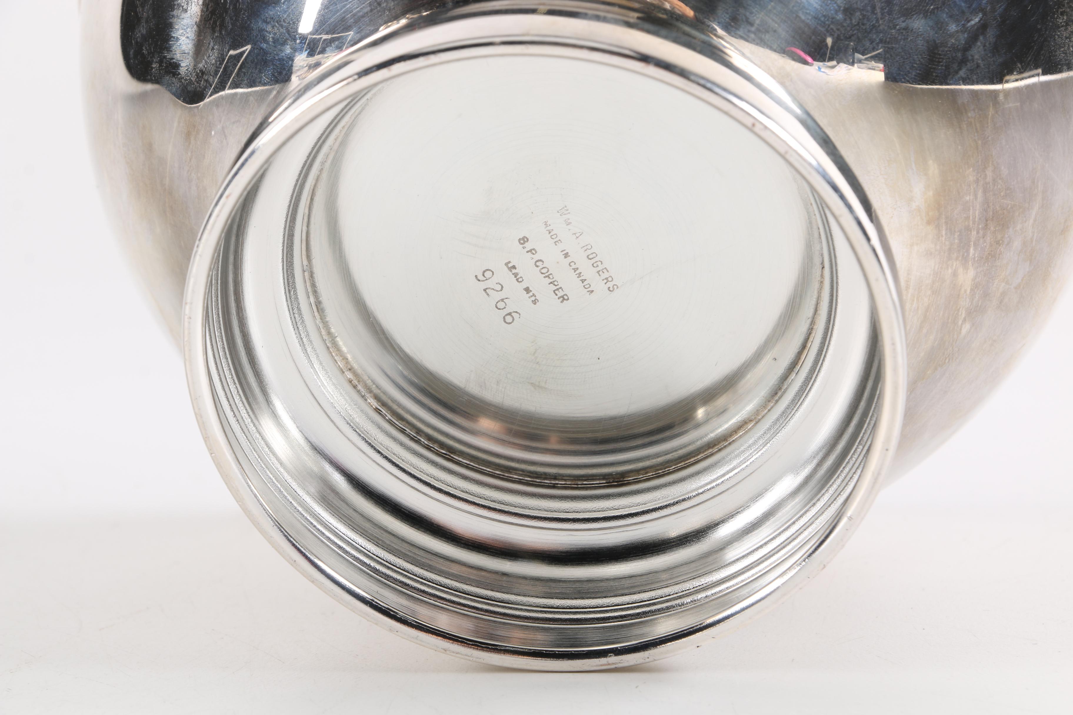 Silver Plate Tableware Featuring Wm. A. Rogers