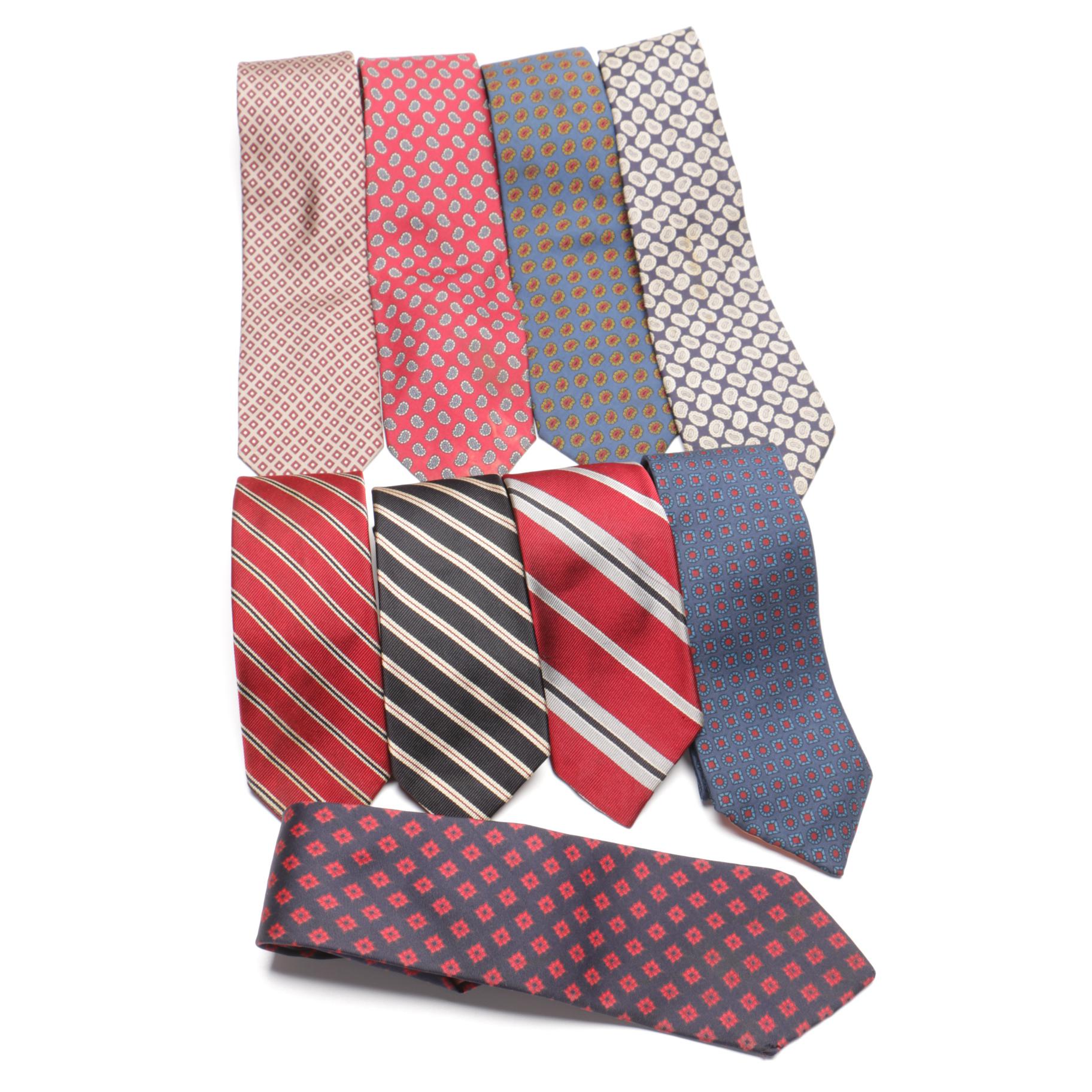Silk Ties Including J. Press and Paul Stuart