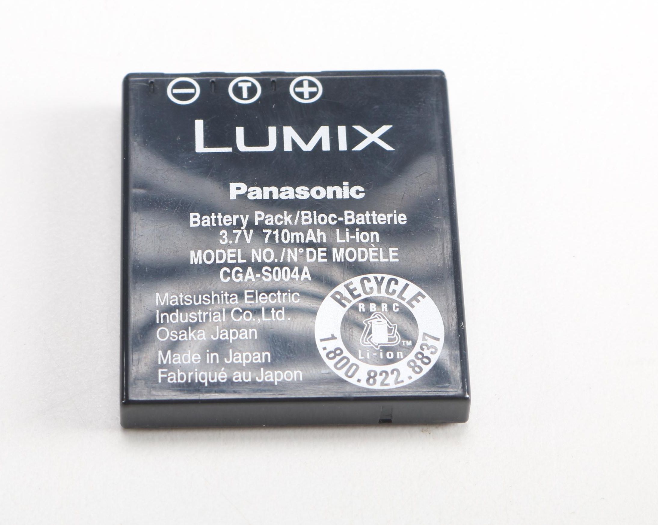 Panasonic Lumix Digital Camera and Battery Charger