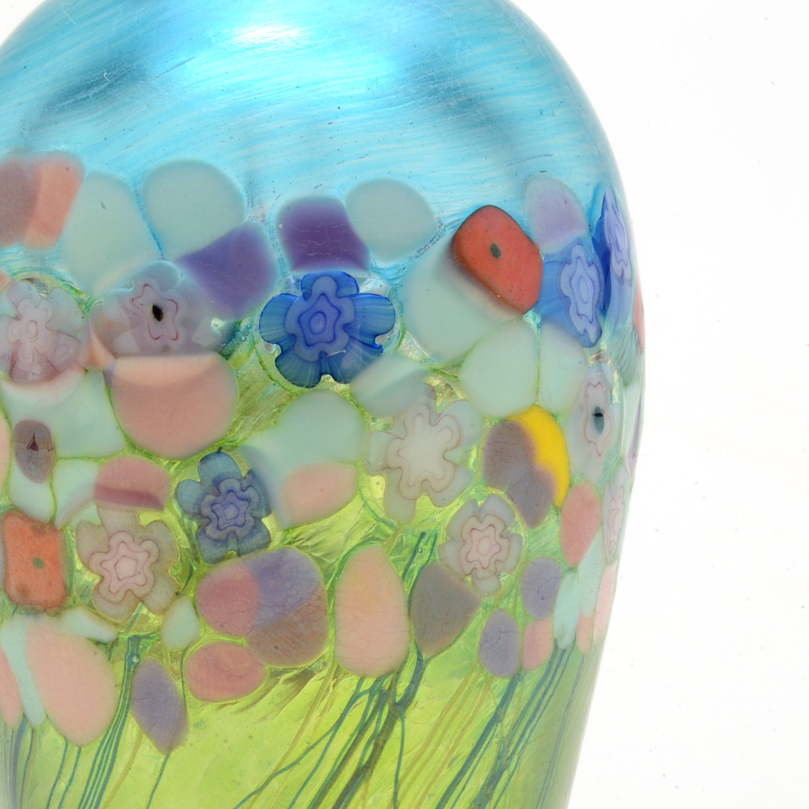 Robert Held Signed Blown Art Glass Perfume Bottle