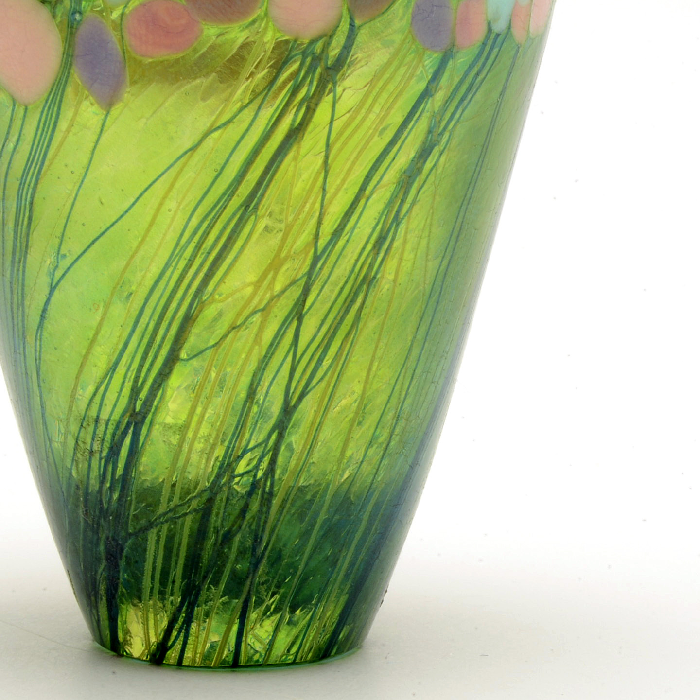 Robert Held Signed Blown Art Glass Perfume Bottle