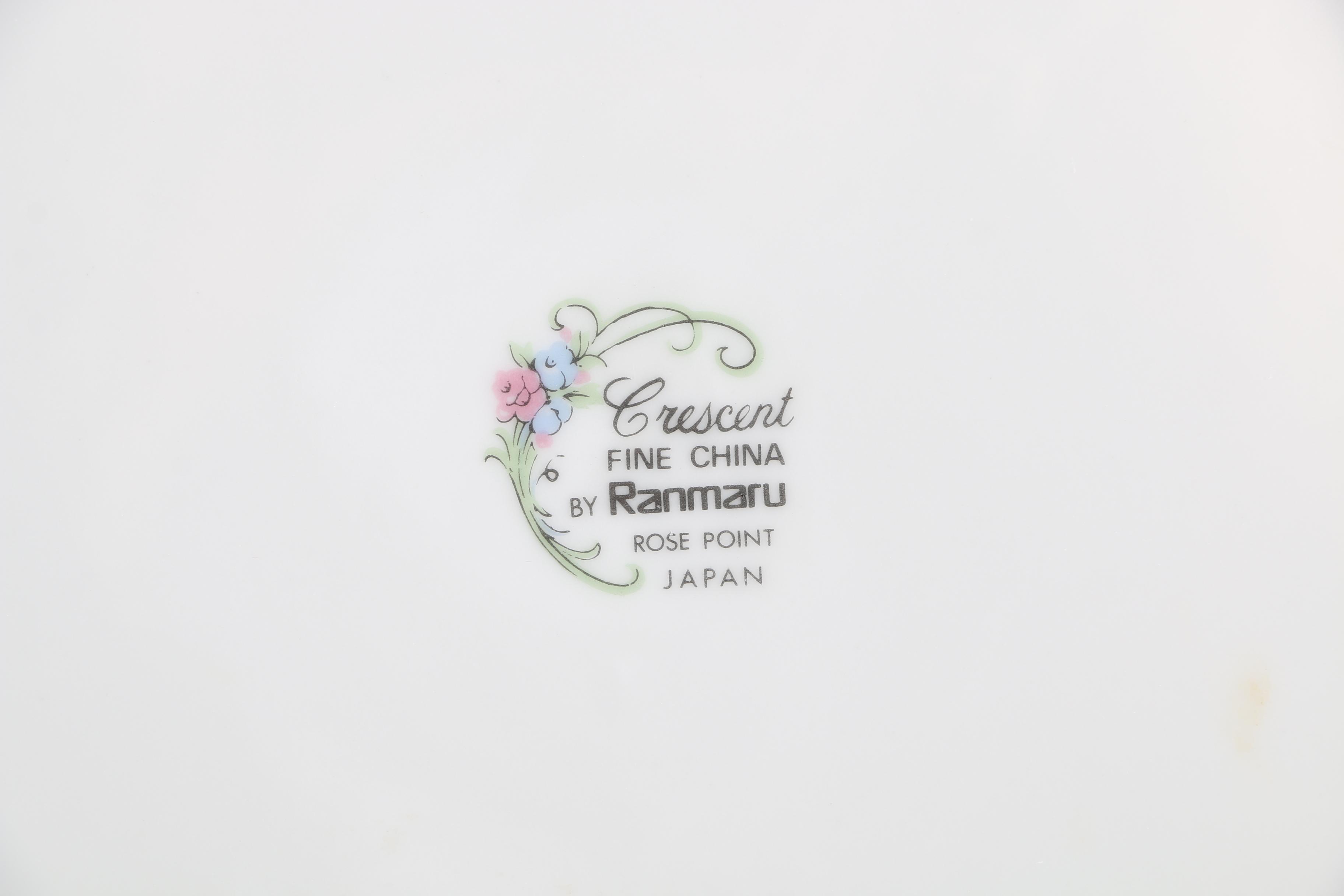 Ranmaru "Rose Point" Tableware