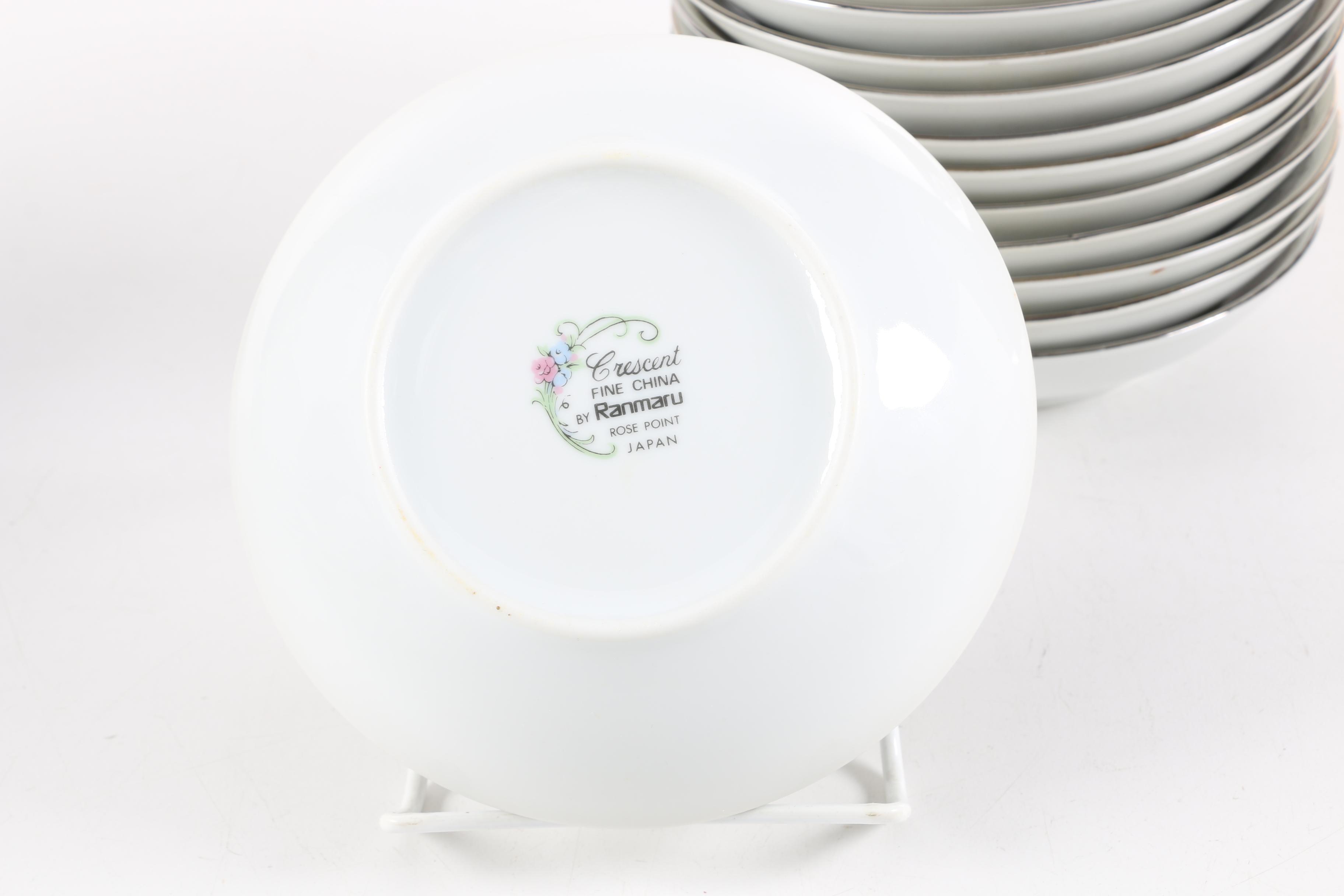 Ranmaru "Rose Point" Tableware
