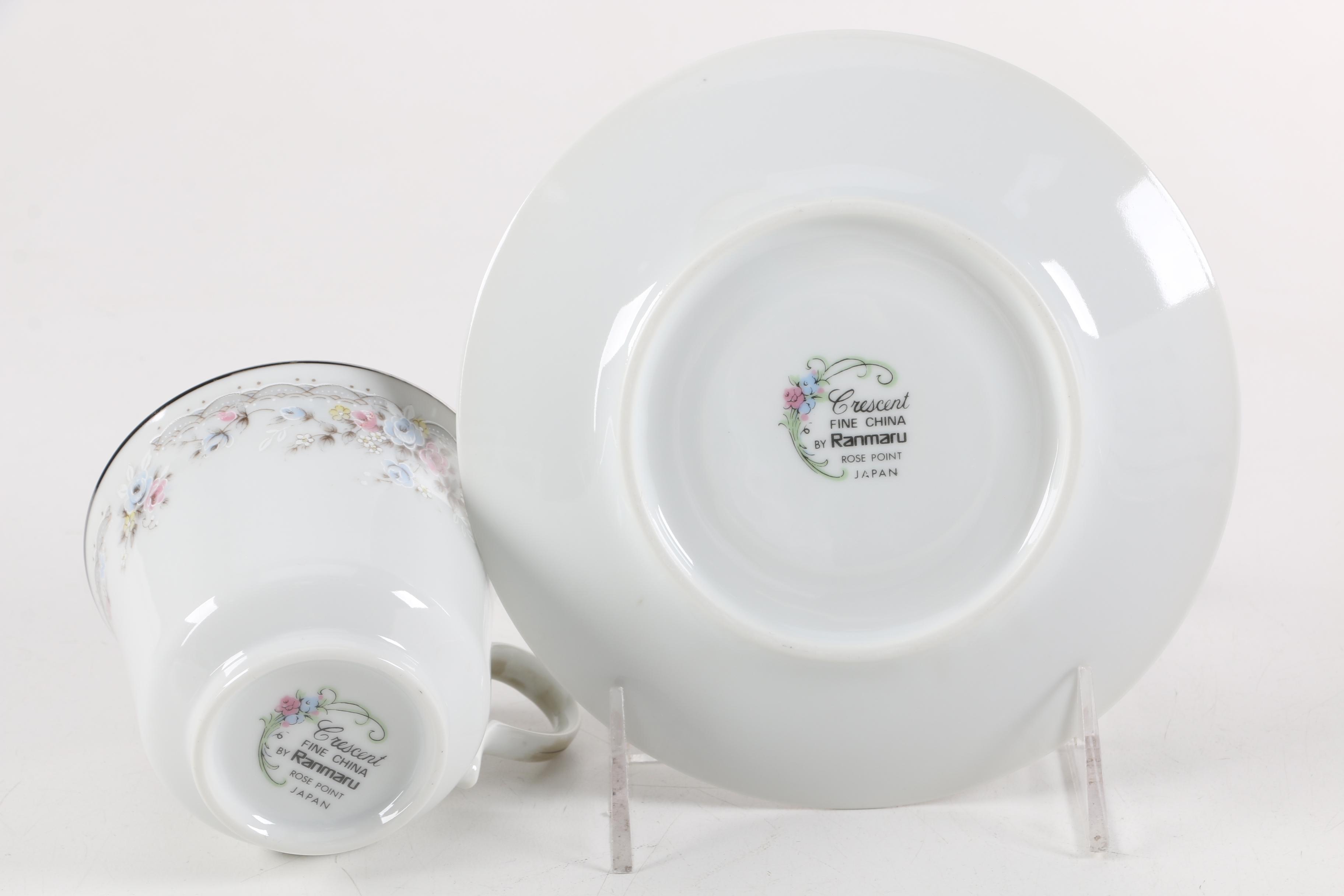 Ranmaru "Rose Point" Tableware