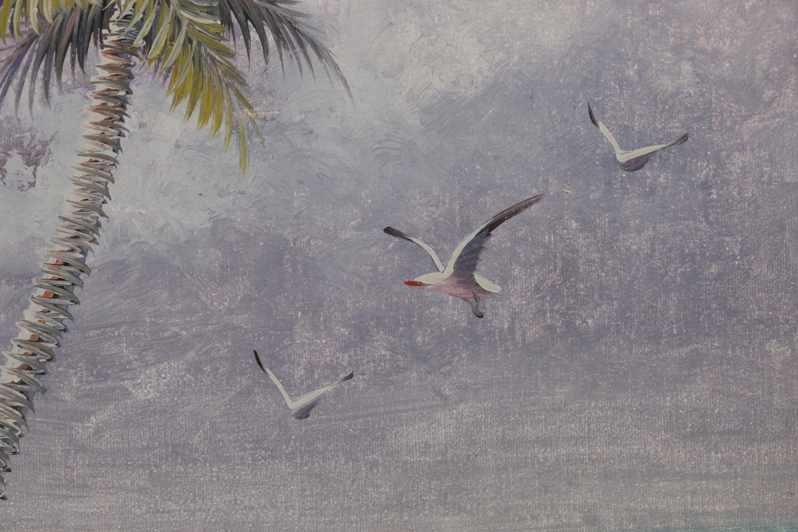 Gordon Acrylic Painting of the Beach