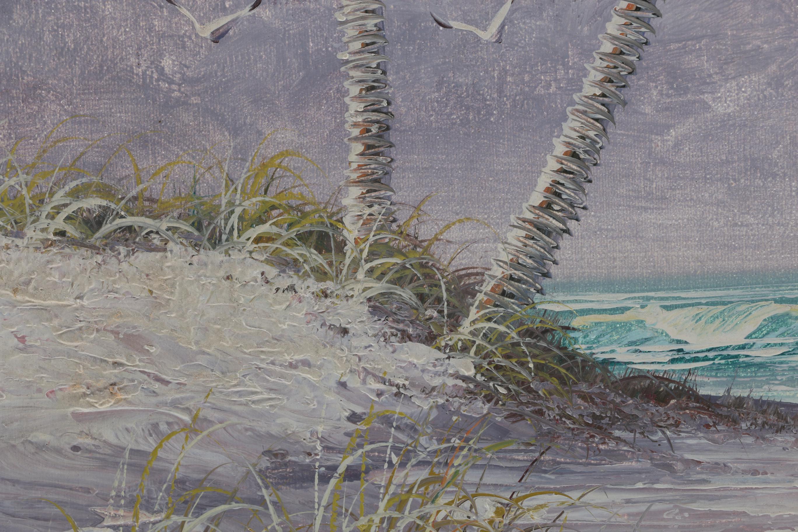 Gordon Acrylic Painting of the Beach