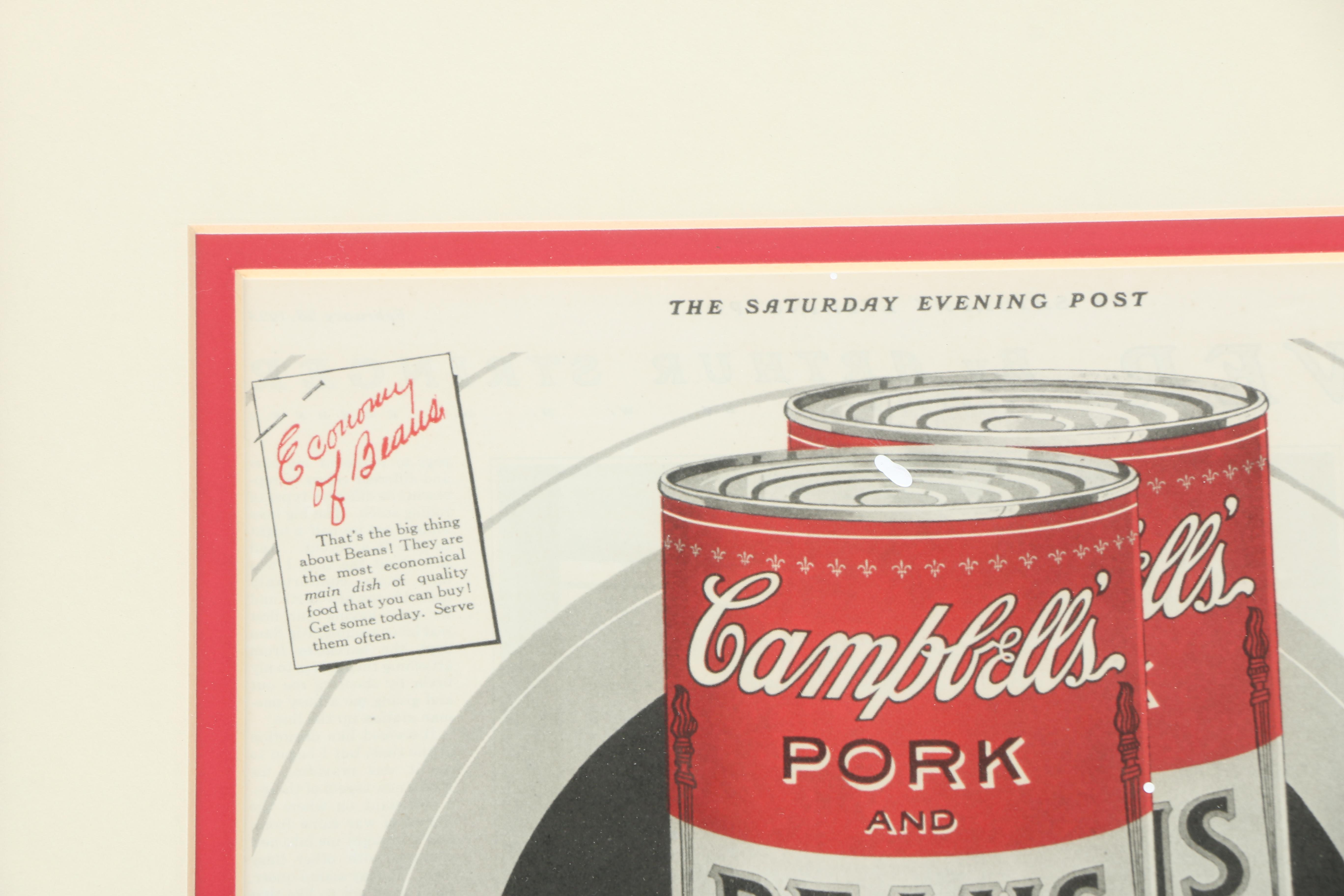 Circa 1930s Campbell's Soup Offset Lithograph Posters