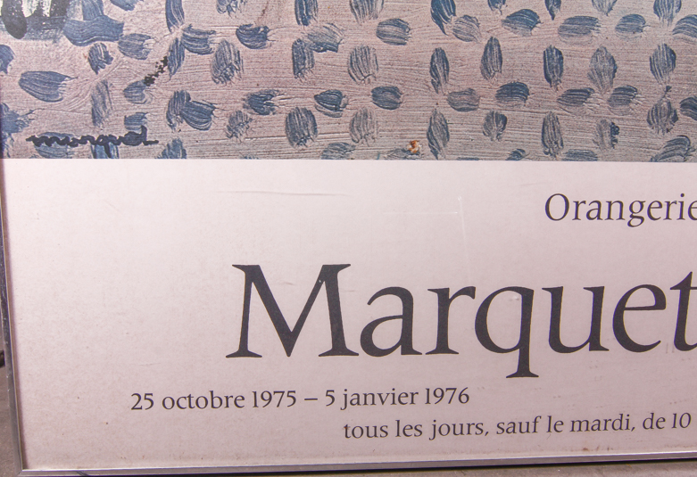 Albert Marquet 1975 Exhibition Poster