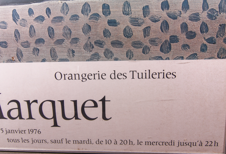 Albert Marquet 1975 Exhibition Poster