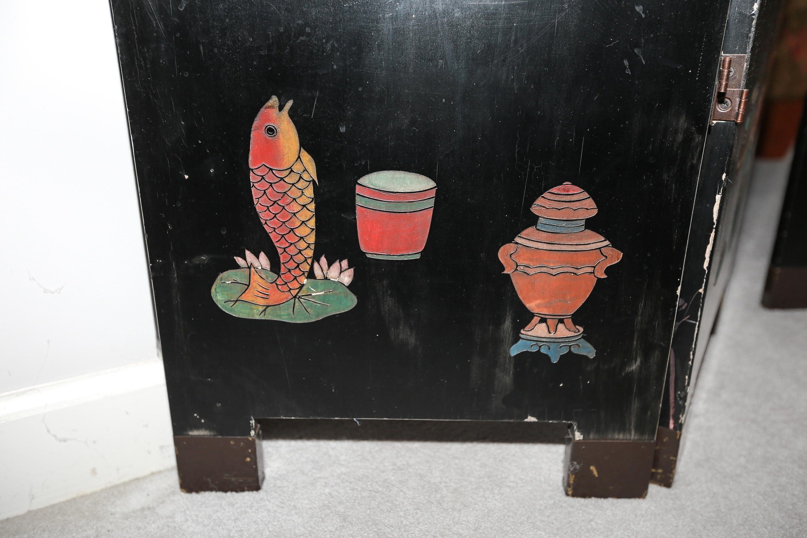 Chinese Coromandel Lacquer Wooden Screens