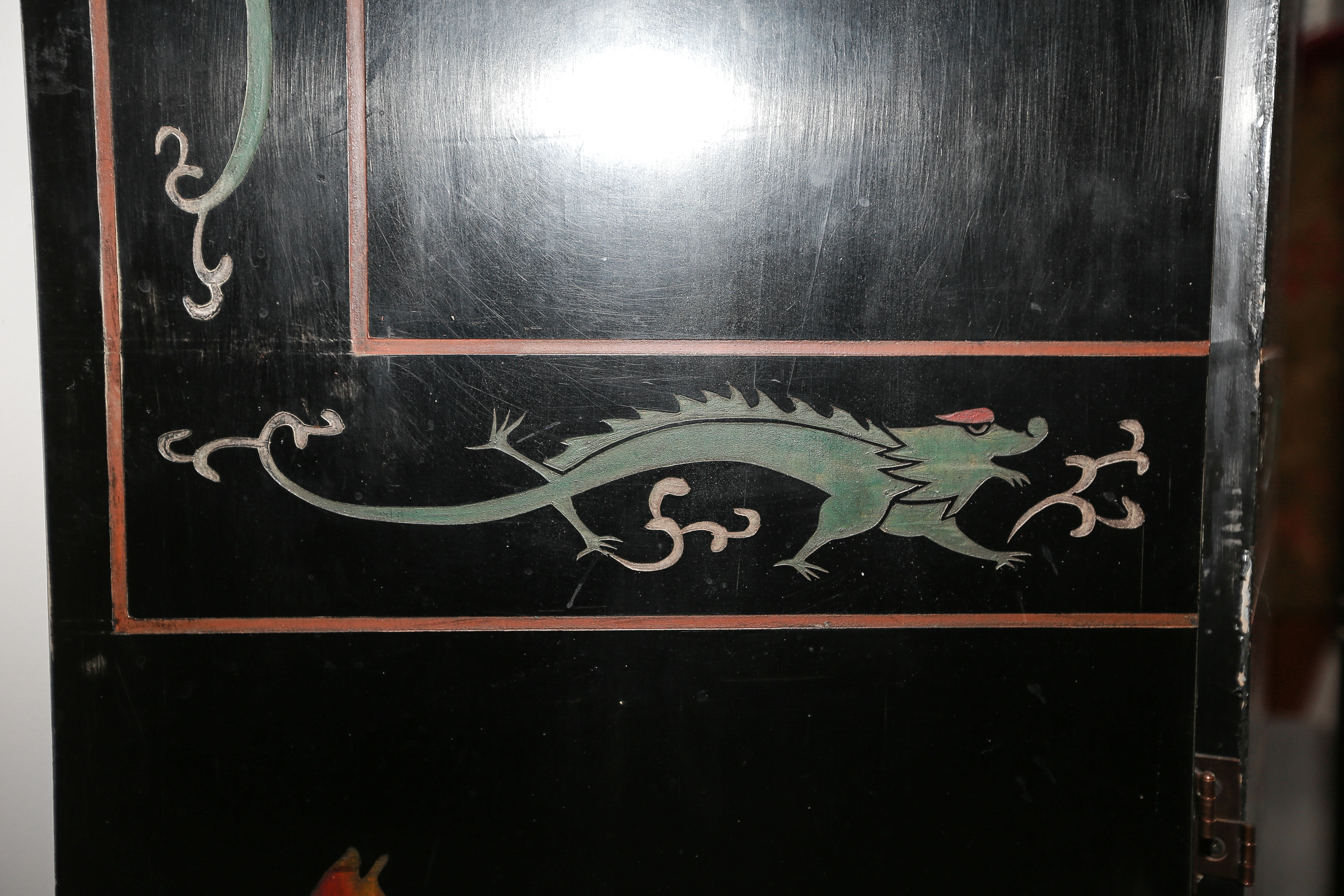 Chinese Coromandel Lacquer Wooden Screens