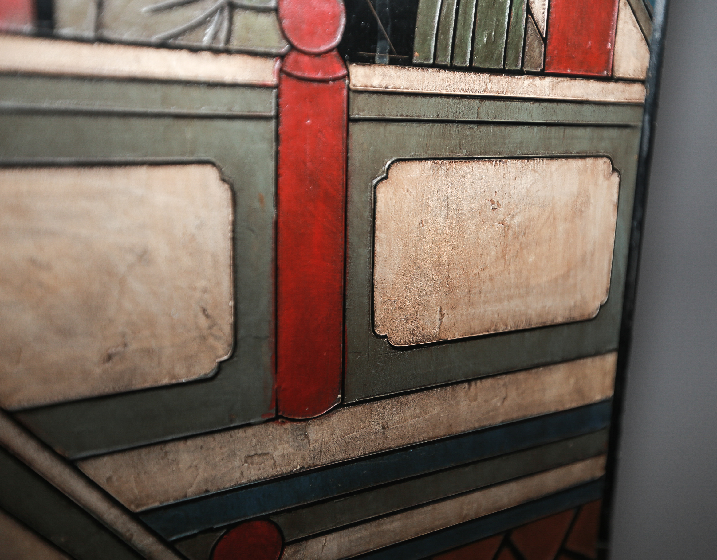 Chinese Coromandel Lacquer Wooden Screens