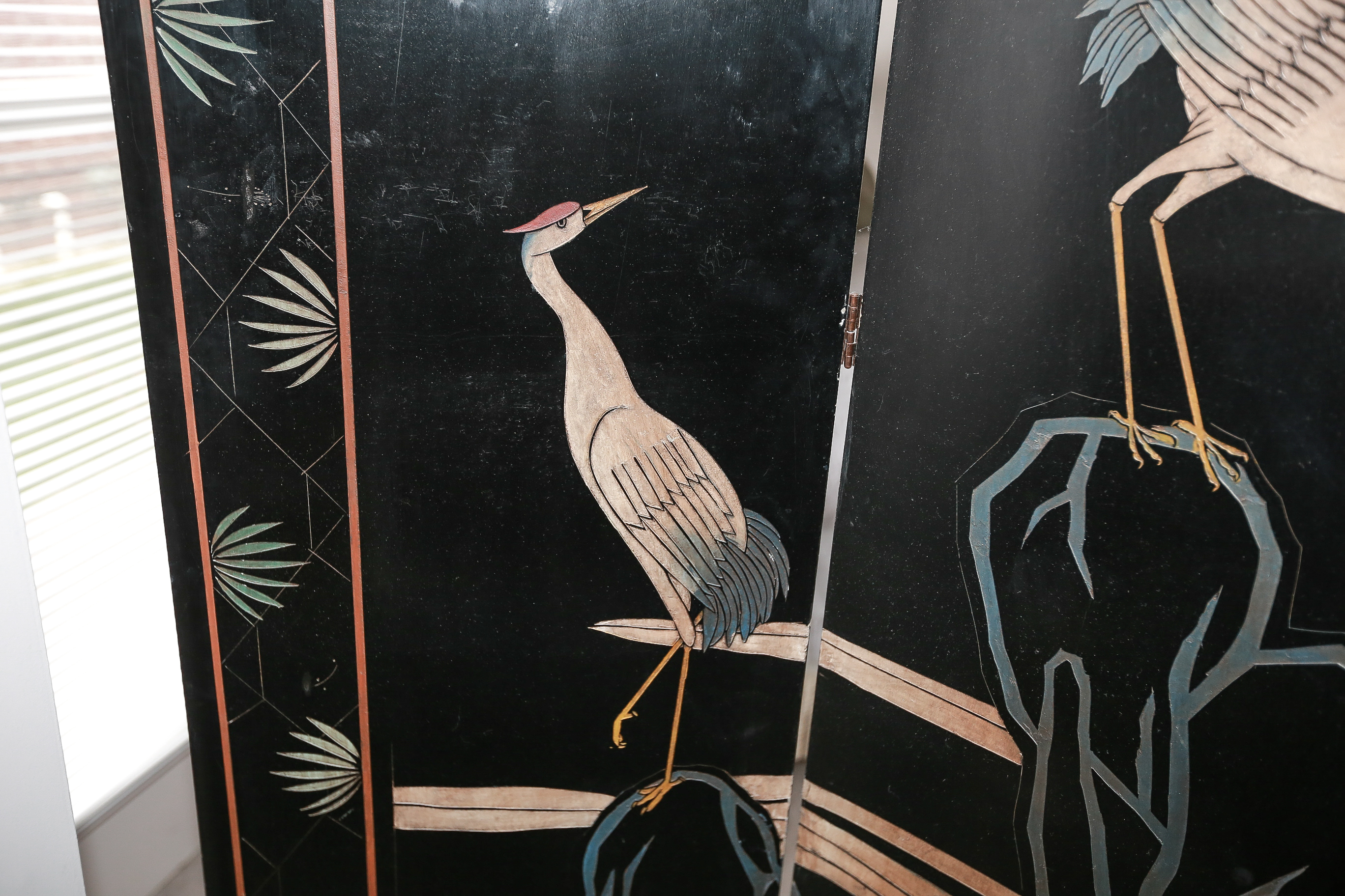 Chinese Coromandel Lacquer Wooden Screens