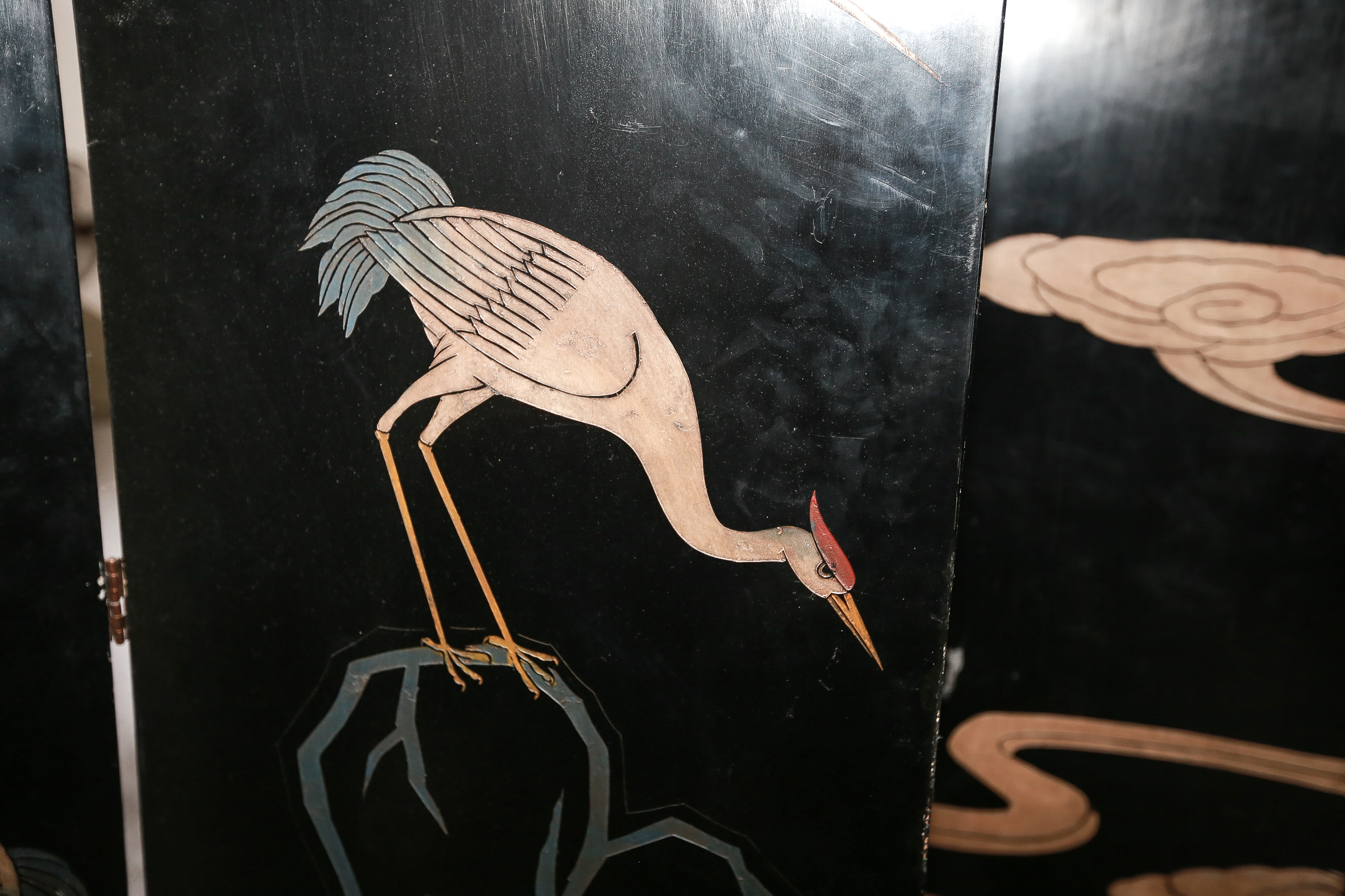 Chinese Coromandel Lacquer Wooden Screens