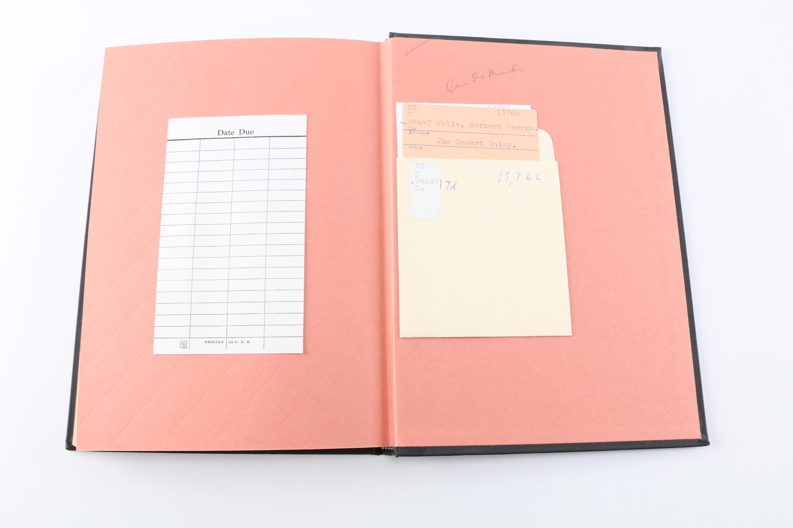 1957 Limited Facsimile Edition of H. G. Wells's "The Desert Daisy"