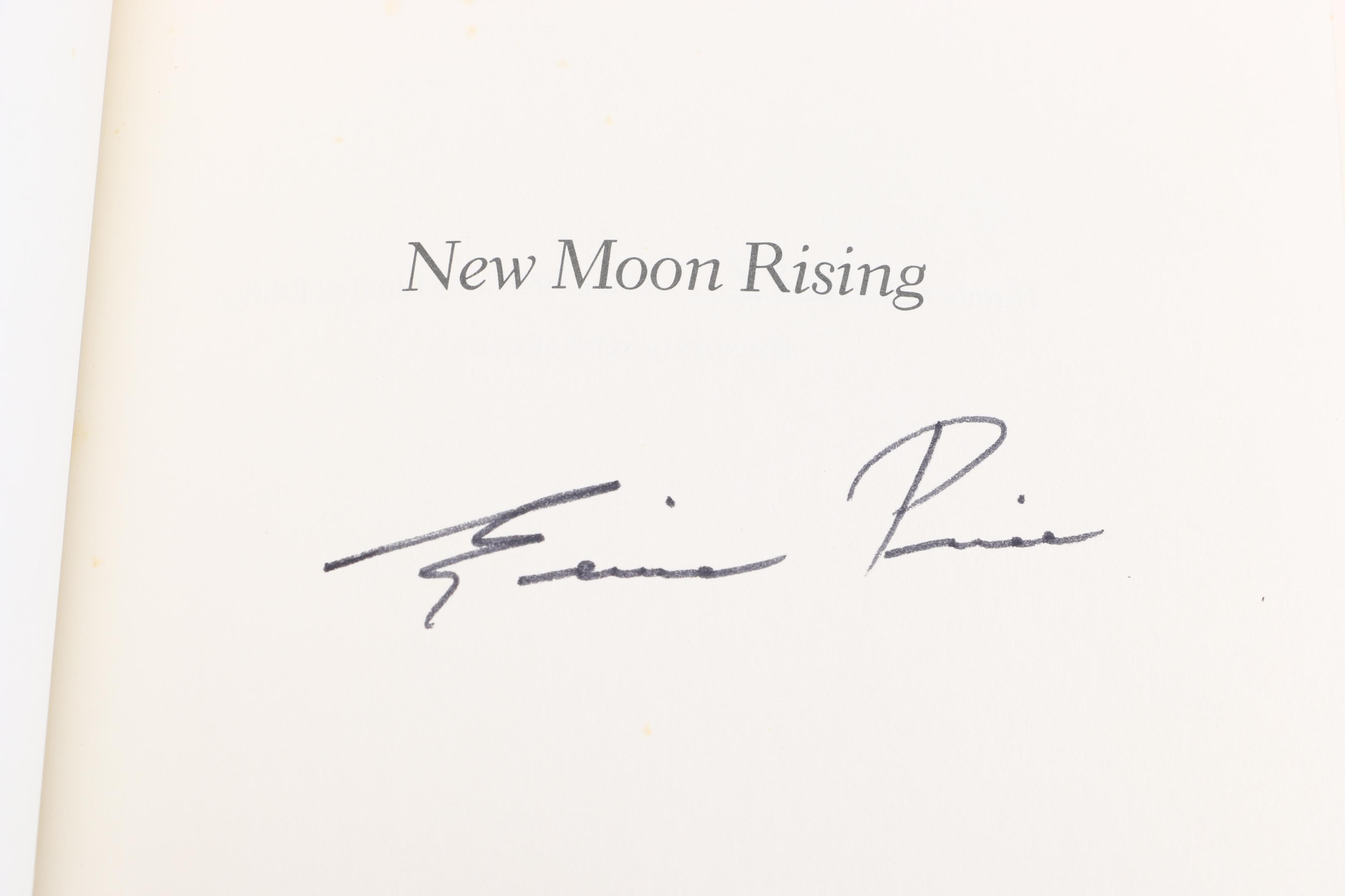 1985 Eugenia Price Signed "New Moon Rising"
