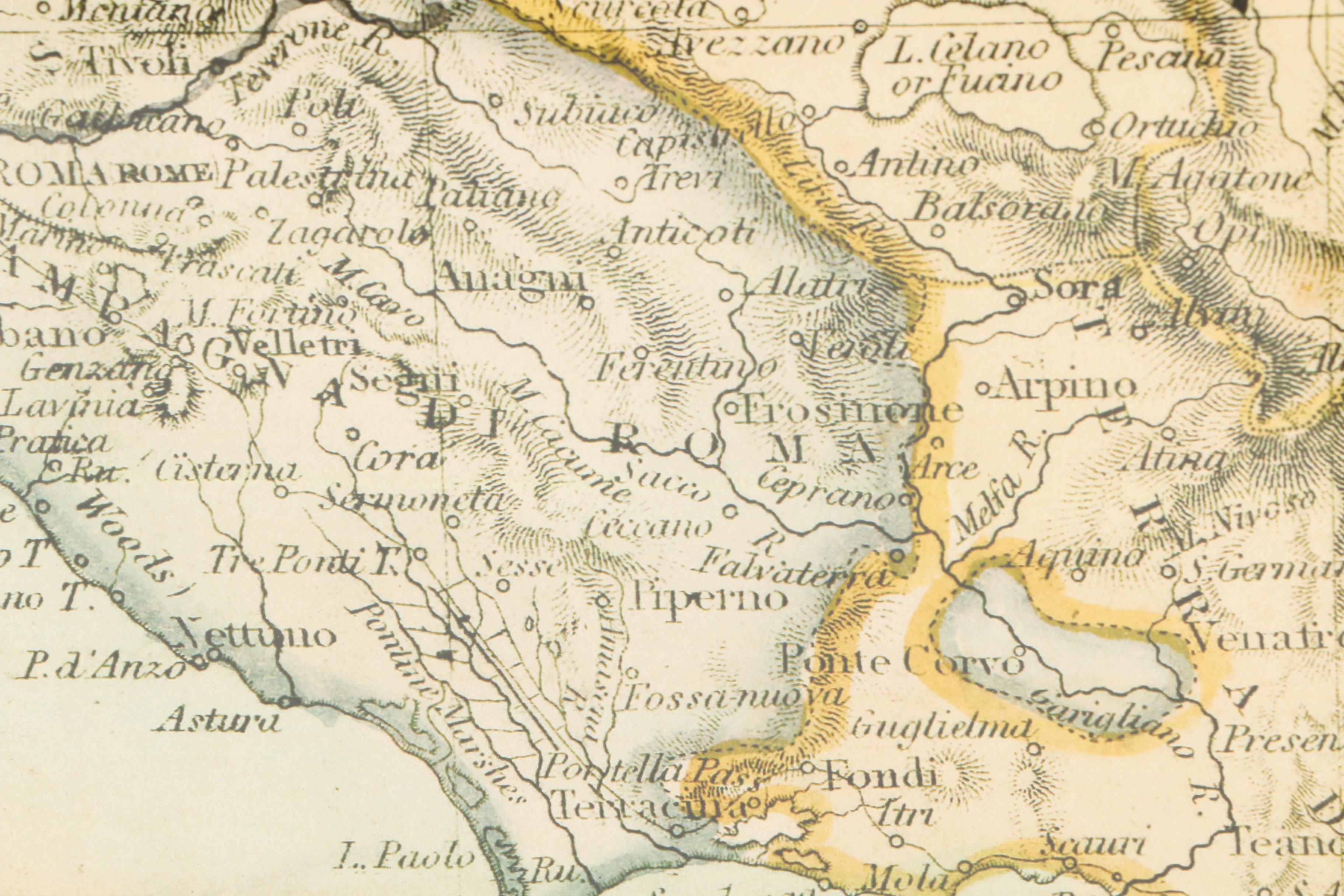 Giclee Print of "Stanford's Map of Italy 1859"