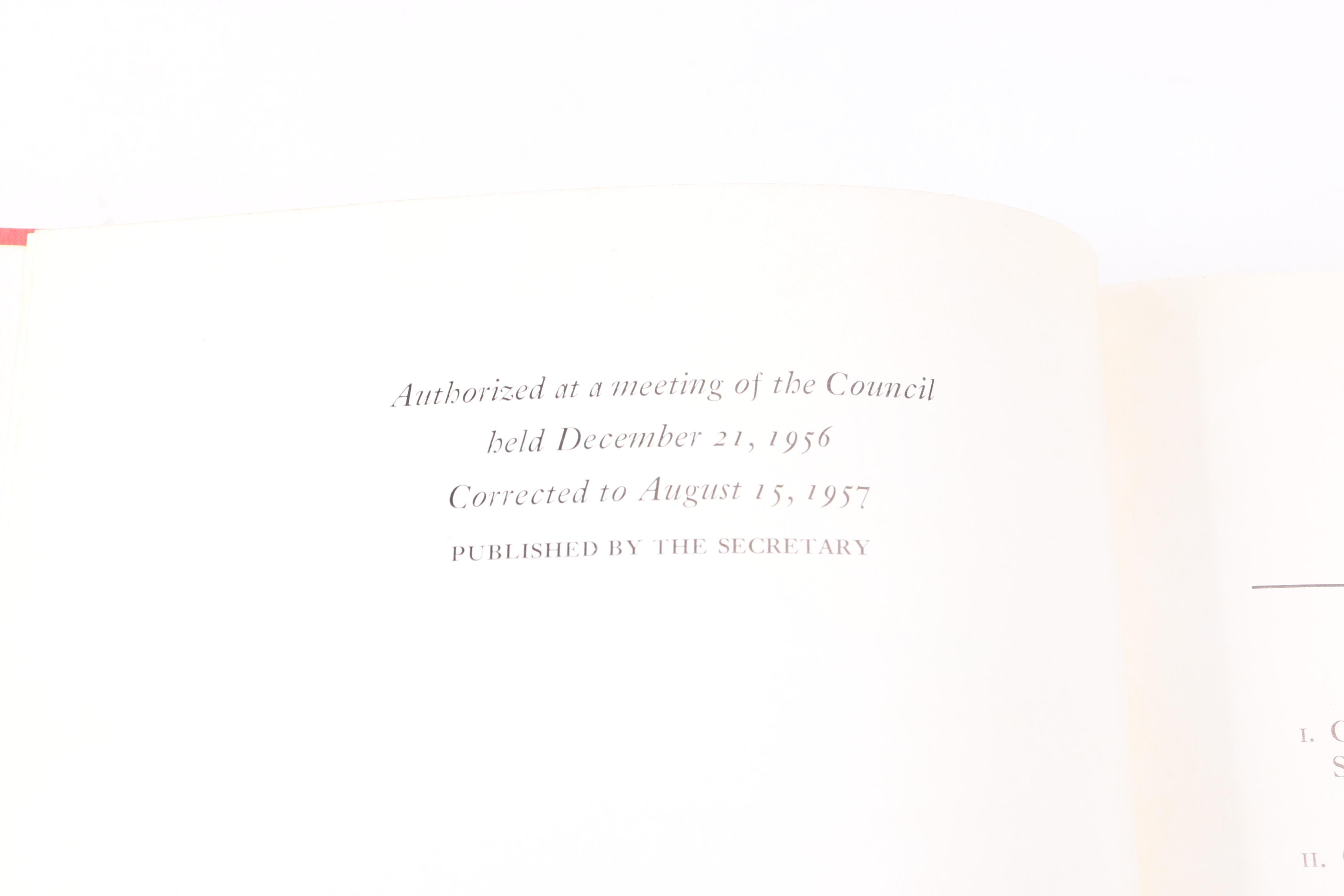 1957 "Register of the Society of Colonial Wars in the State of California"