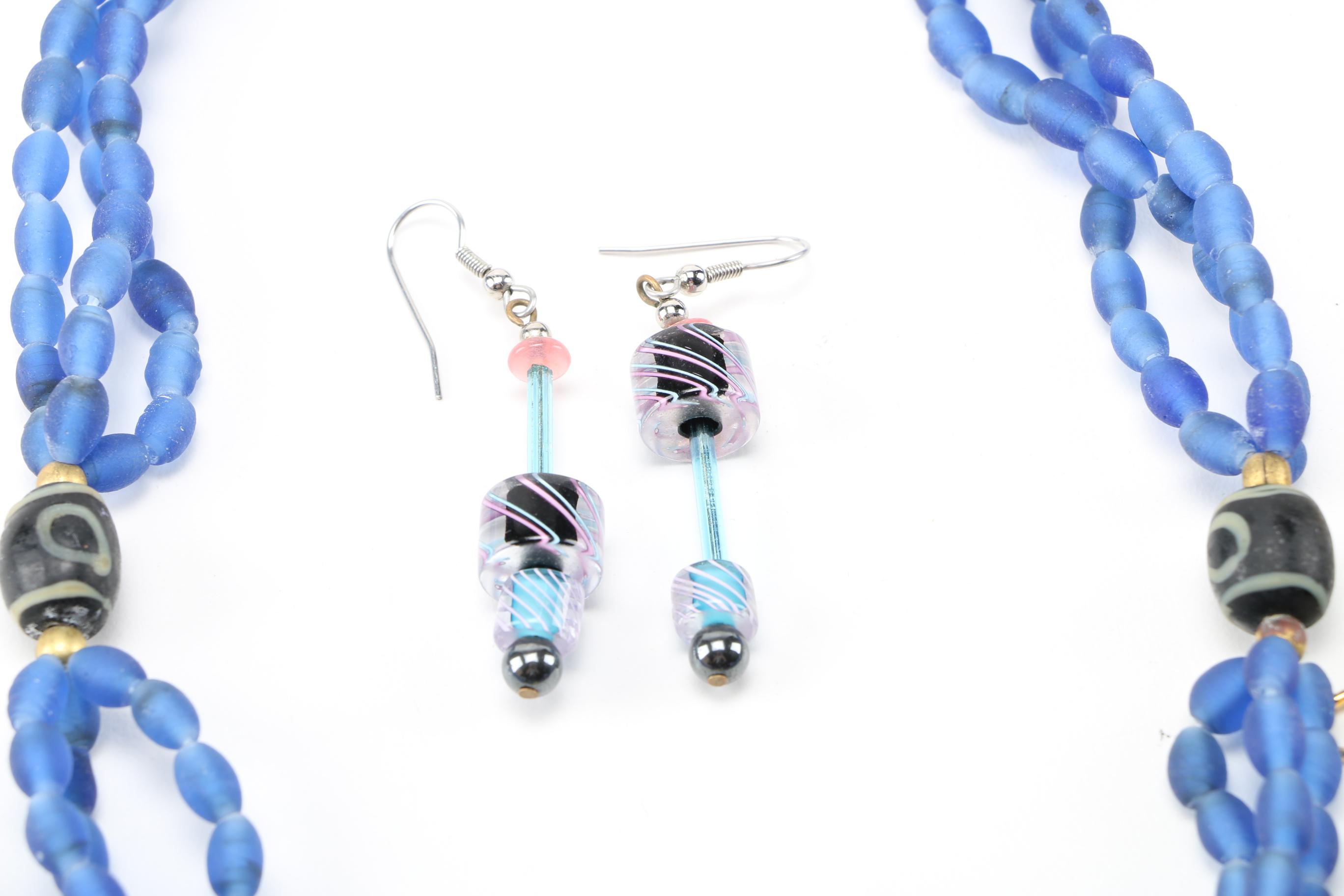 Necklaces, Earrings, Brooch, and Cuff Including Laurel Burch and Liztech