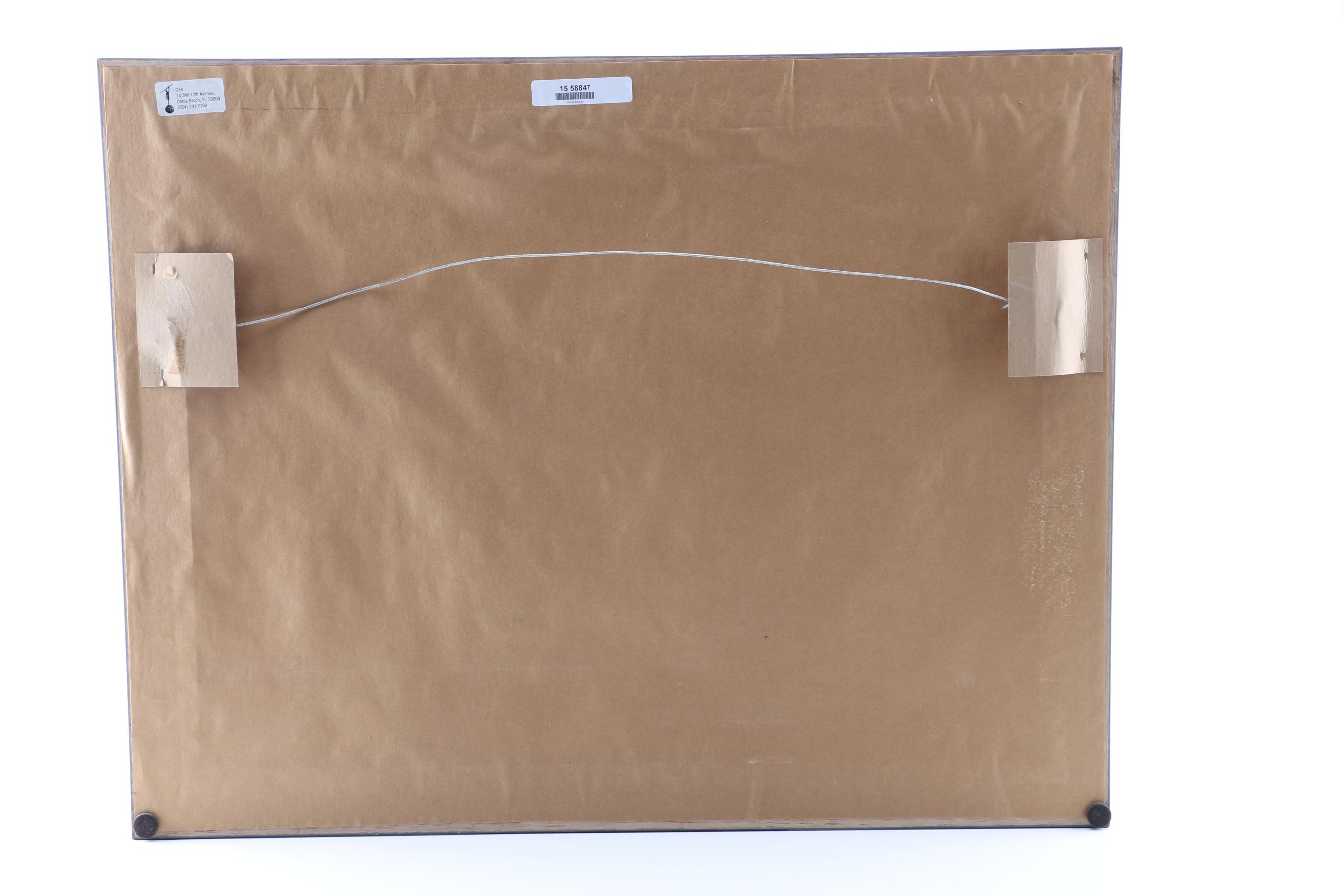 Eric Waugh Limited Edition Offset Lithograph of Abstract Driving Scene