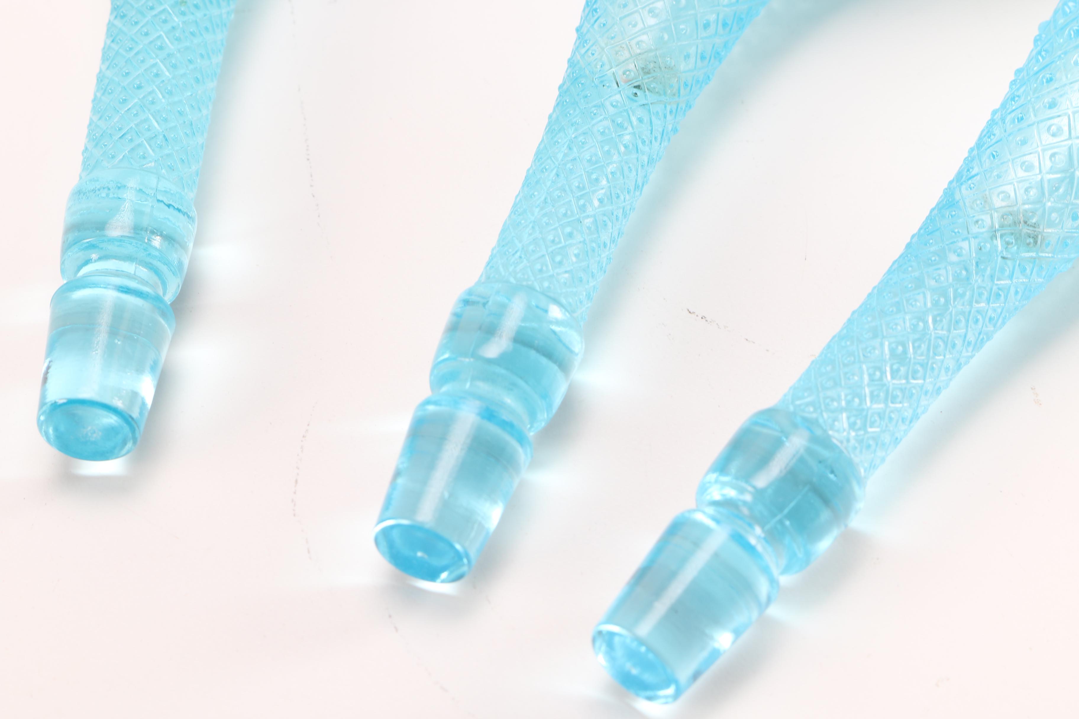 Fenton Light Blue Glass Epergne Circa 1960s