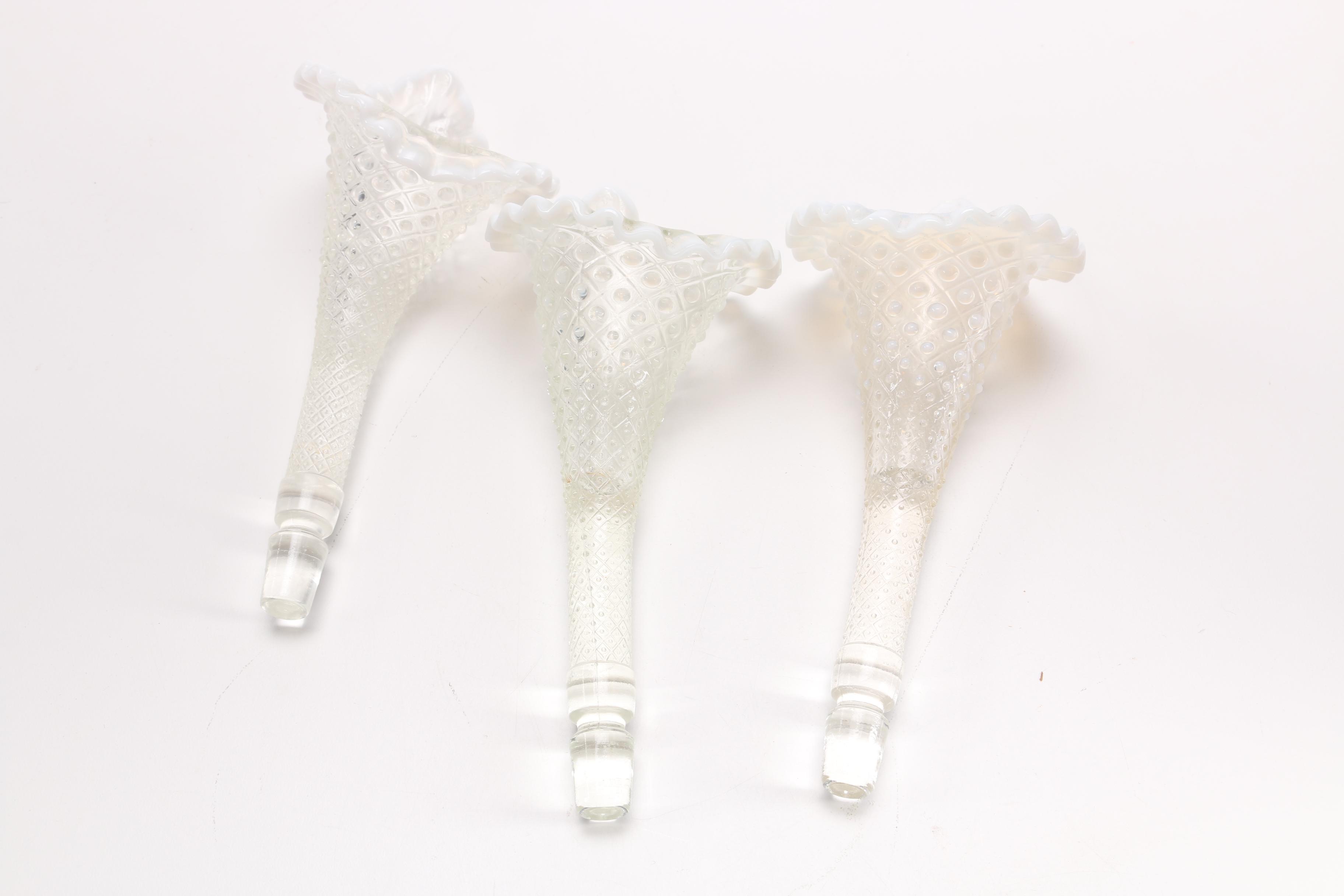 Fenton Glass Epergne Circa 1960