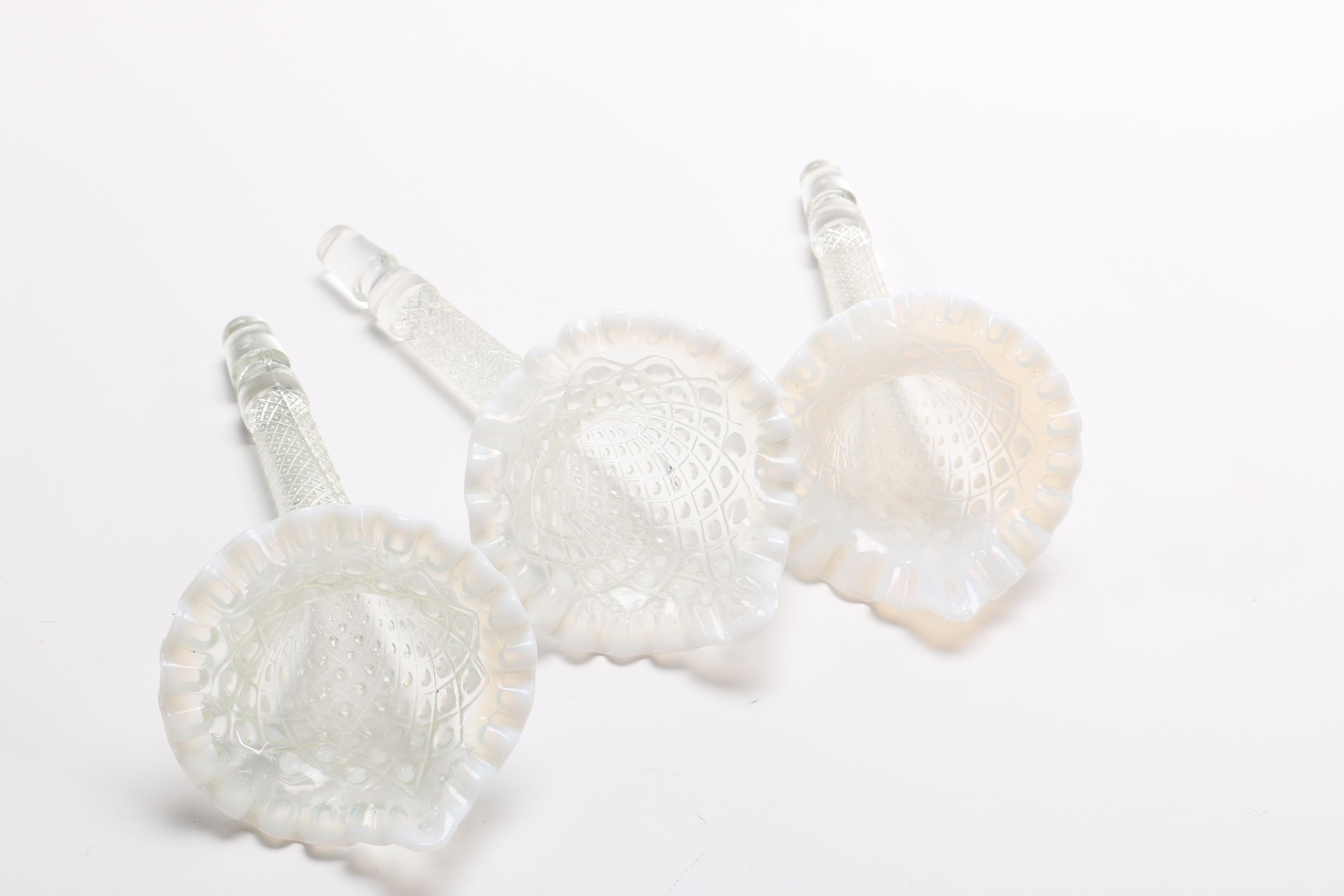 Fenton Glass Epergne Circa 1960