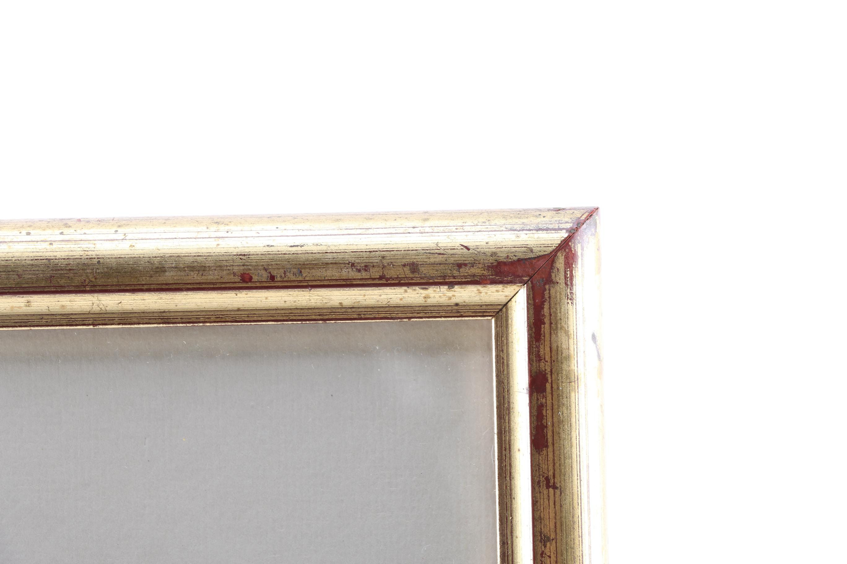 Watercolor Painting on Paper of City Scene