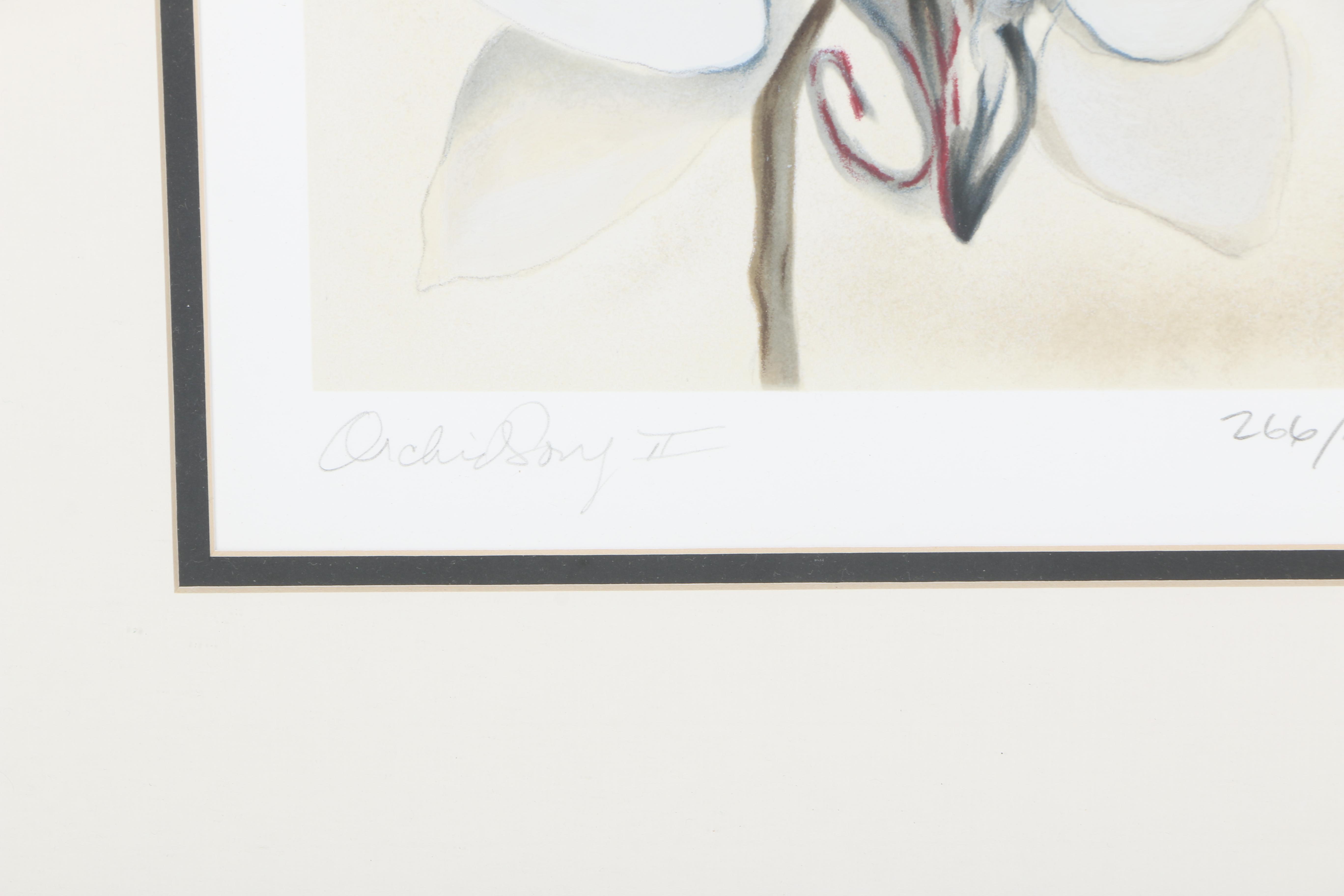 Elizabeth Jardine Limited Edition Serigraph "Orchid Song II"