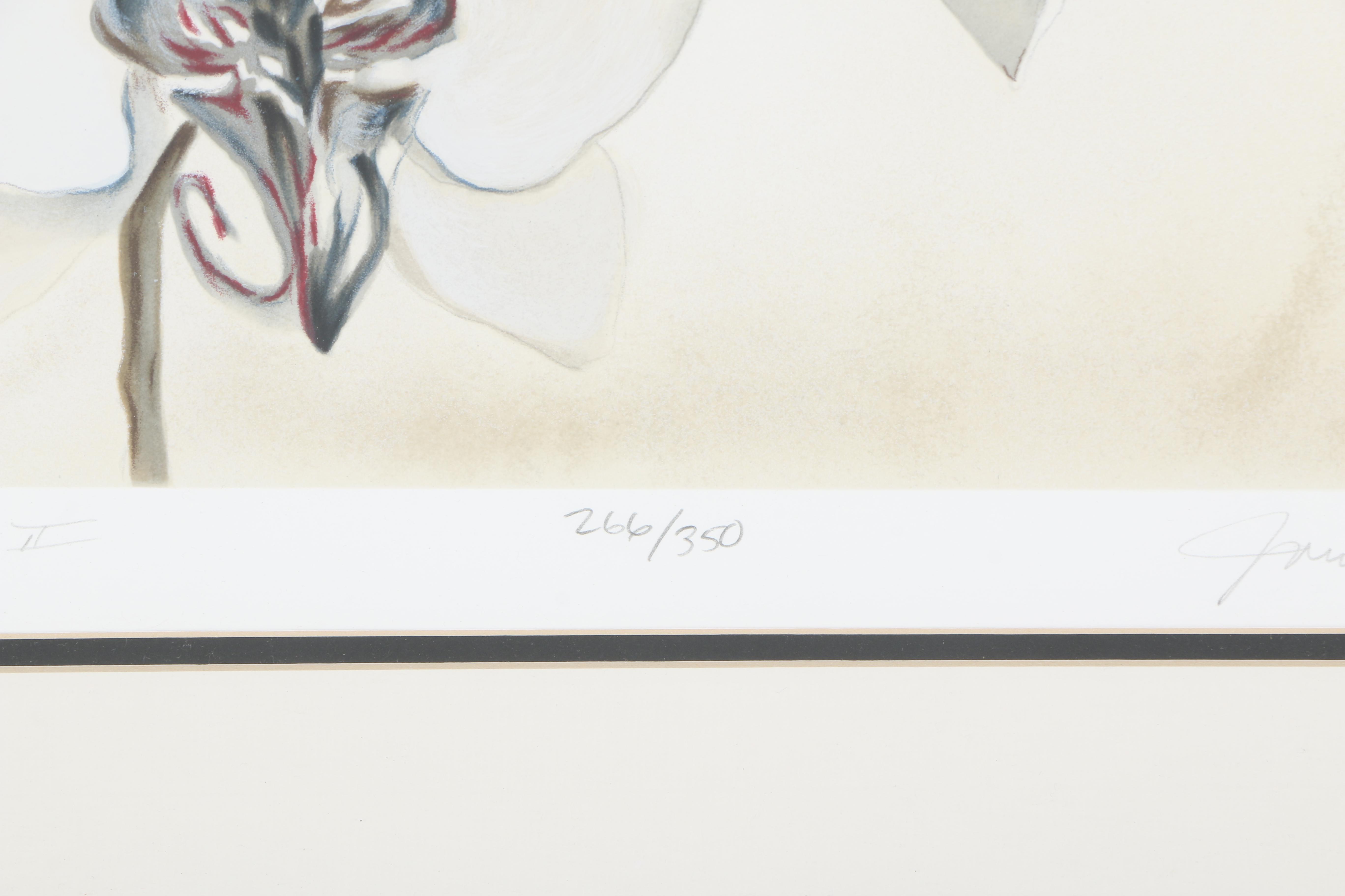 Elizabeth Jardine Limited Edition Serigraph "Orchid Song II"