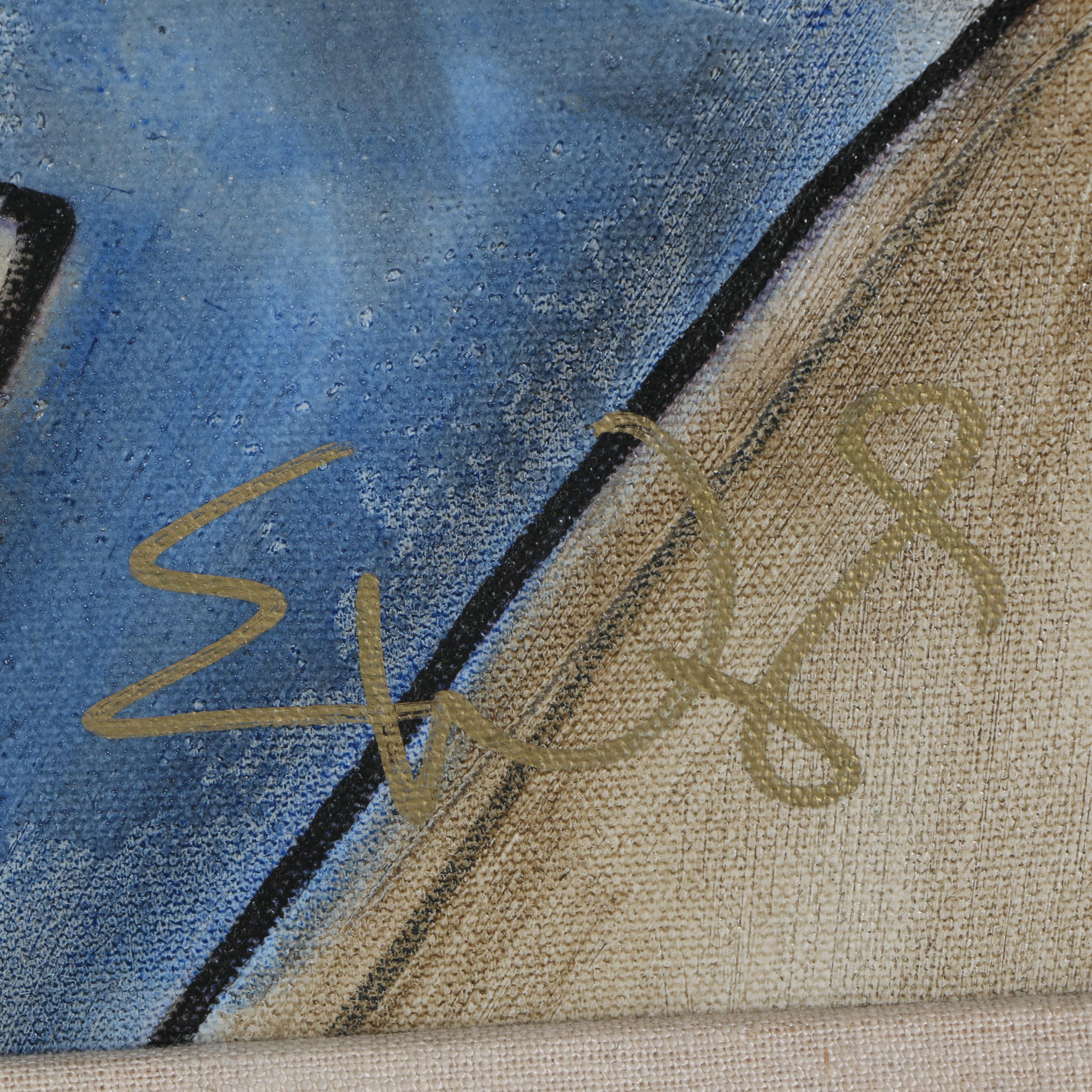 Eric Waugh Limited Edition Giclee Print of Abstract Musician