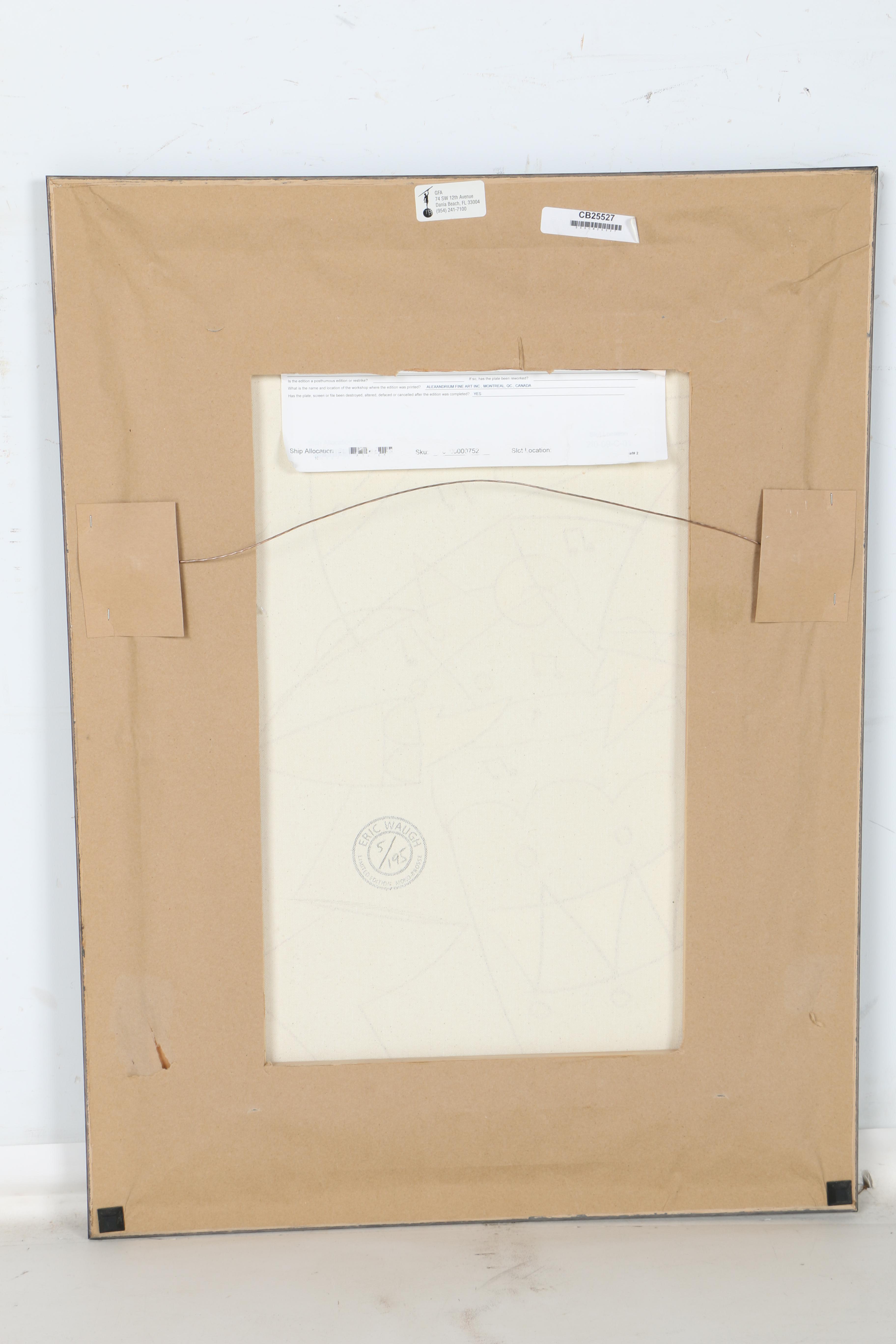 Eric Waugh Limited Edition Giclee Print of Abstract Musician