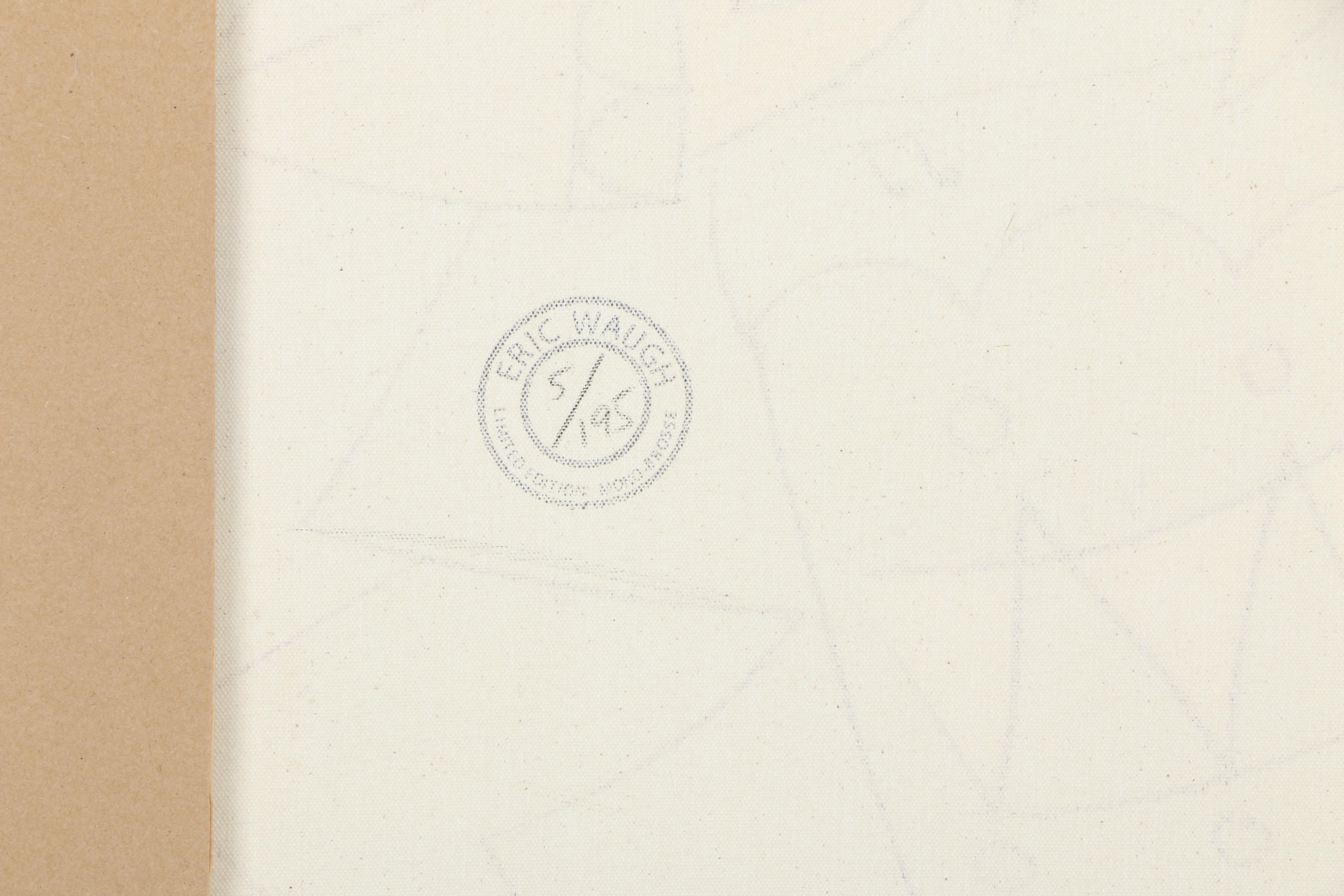 Eric Waugh Limited Edition Giclee Print of Abstract Musician