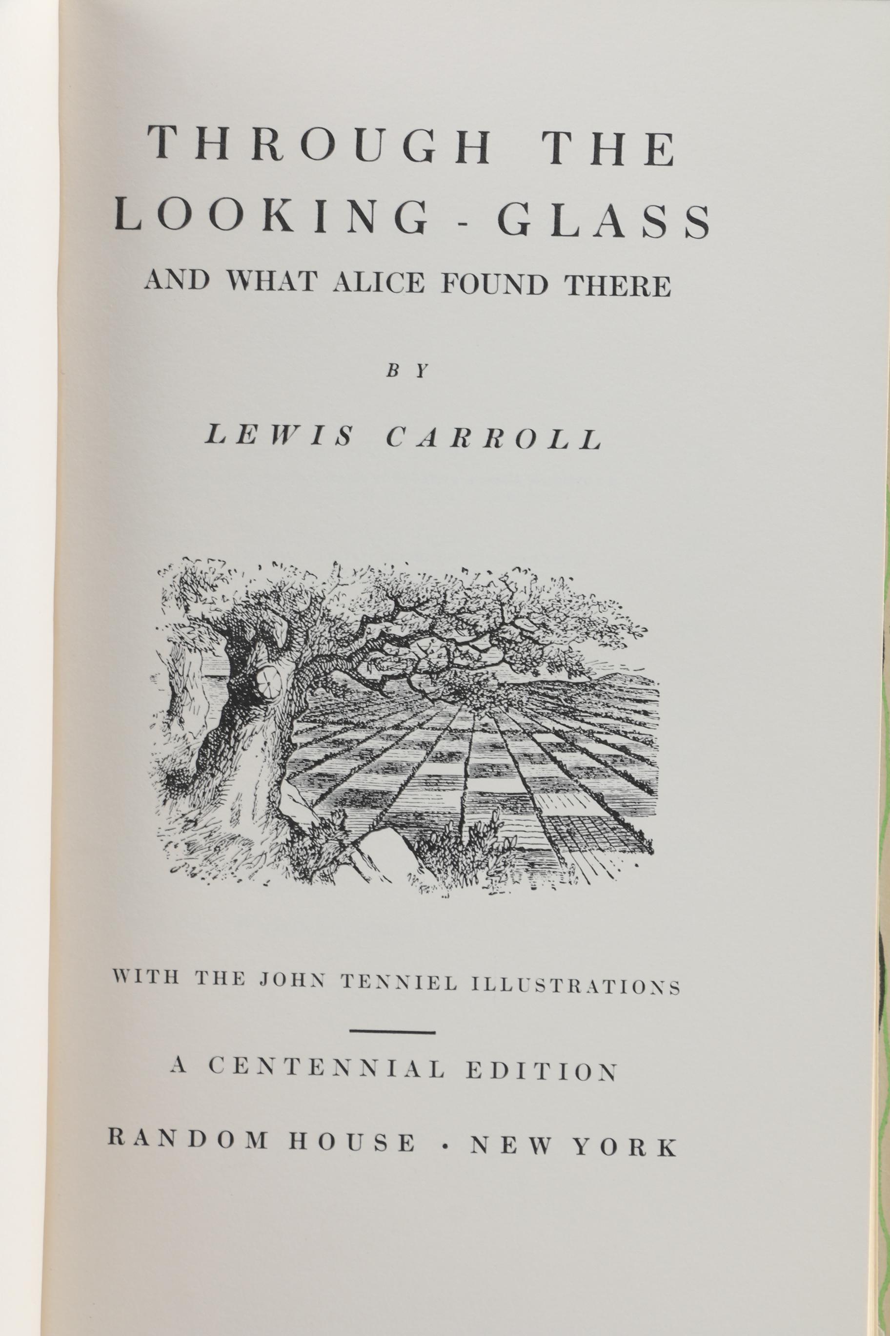 1965 "Alice's Adventure in Wonderland and Through the Looking Glass" by Lewis Carroll