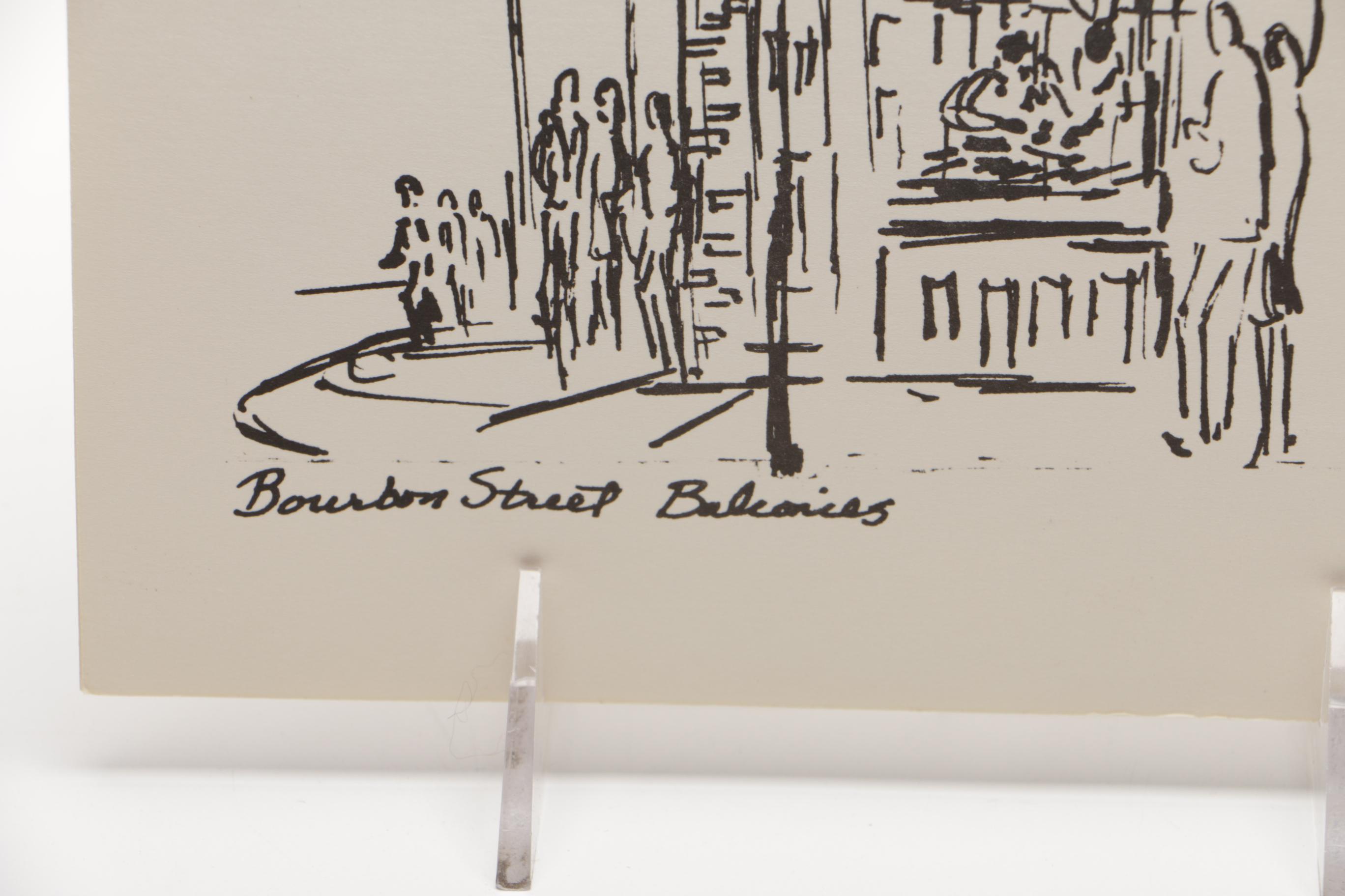 Donabeth Jones Lithographs of New Orleans Monuments