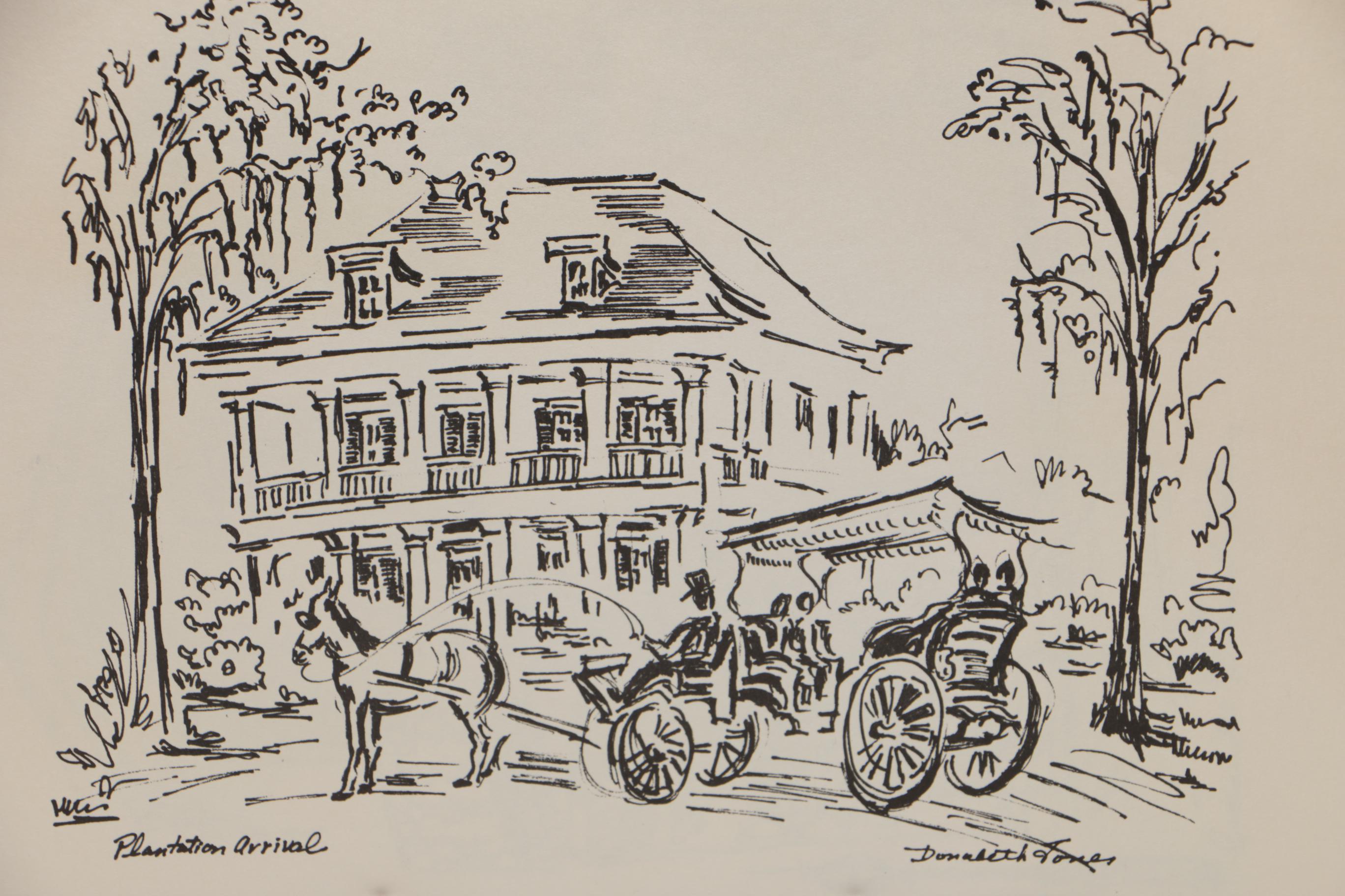 Donabeth Jones Lithographs of New Orleans Monuments