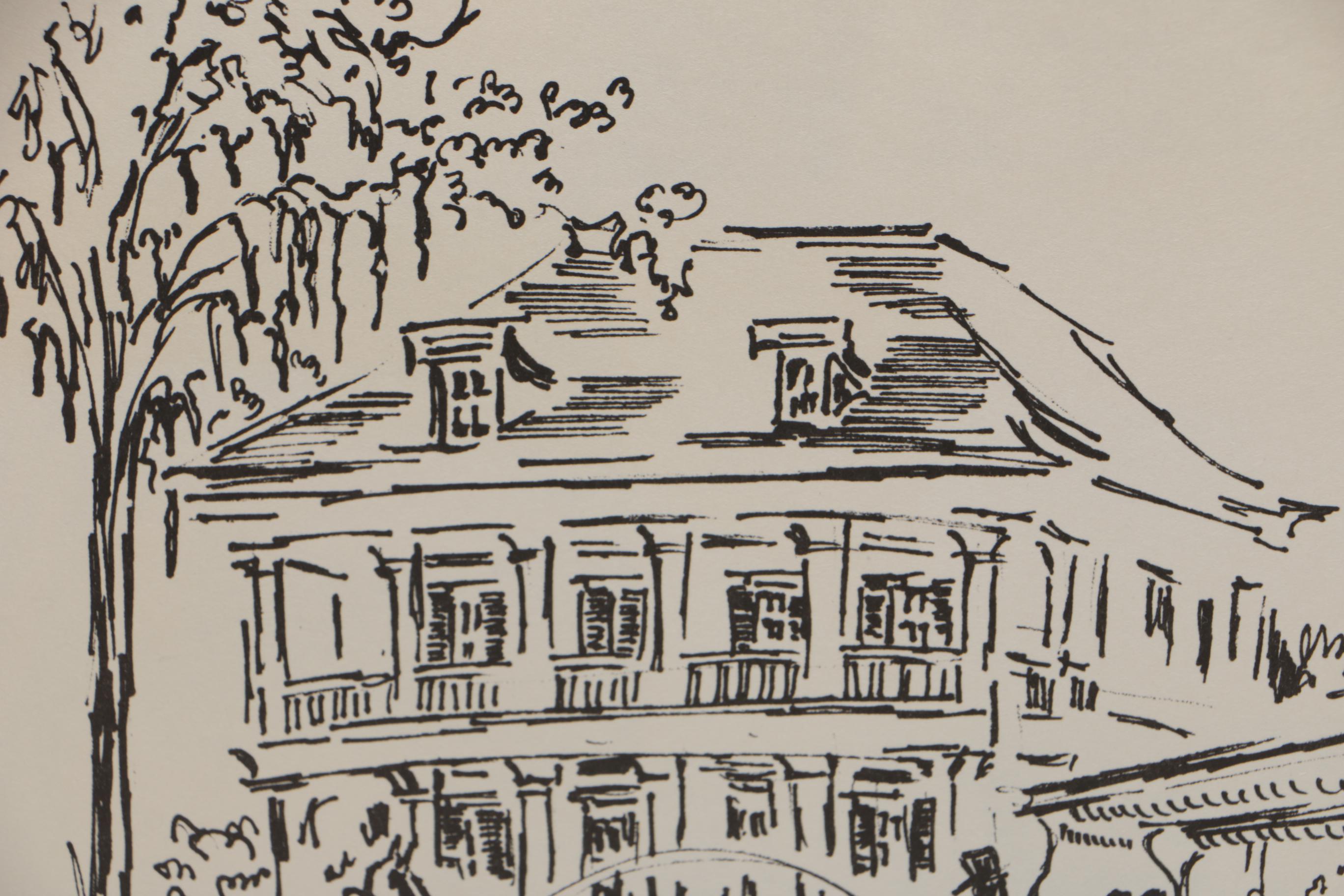 Donabeth Jones Lithographs of New Orleans Monuments