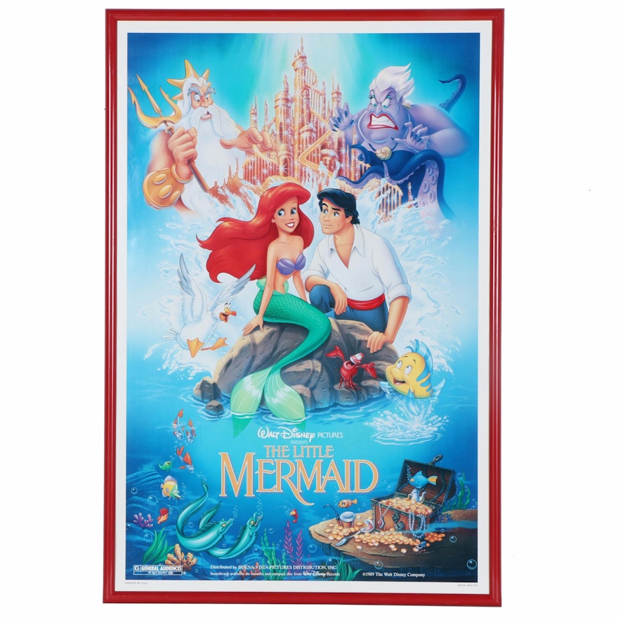 Original "The Little Mermaid" Movie Release Poster