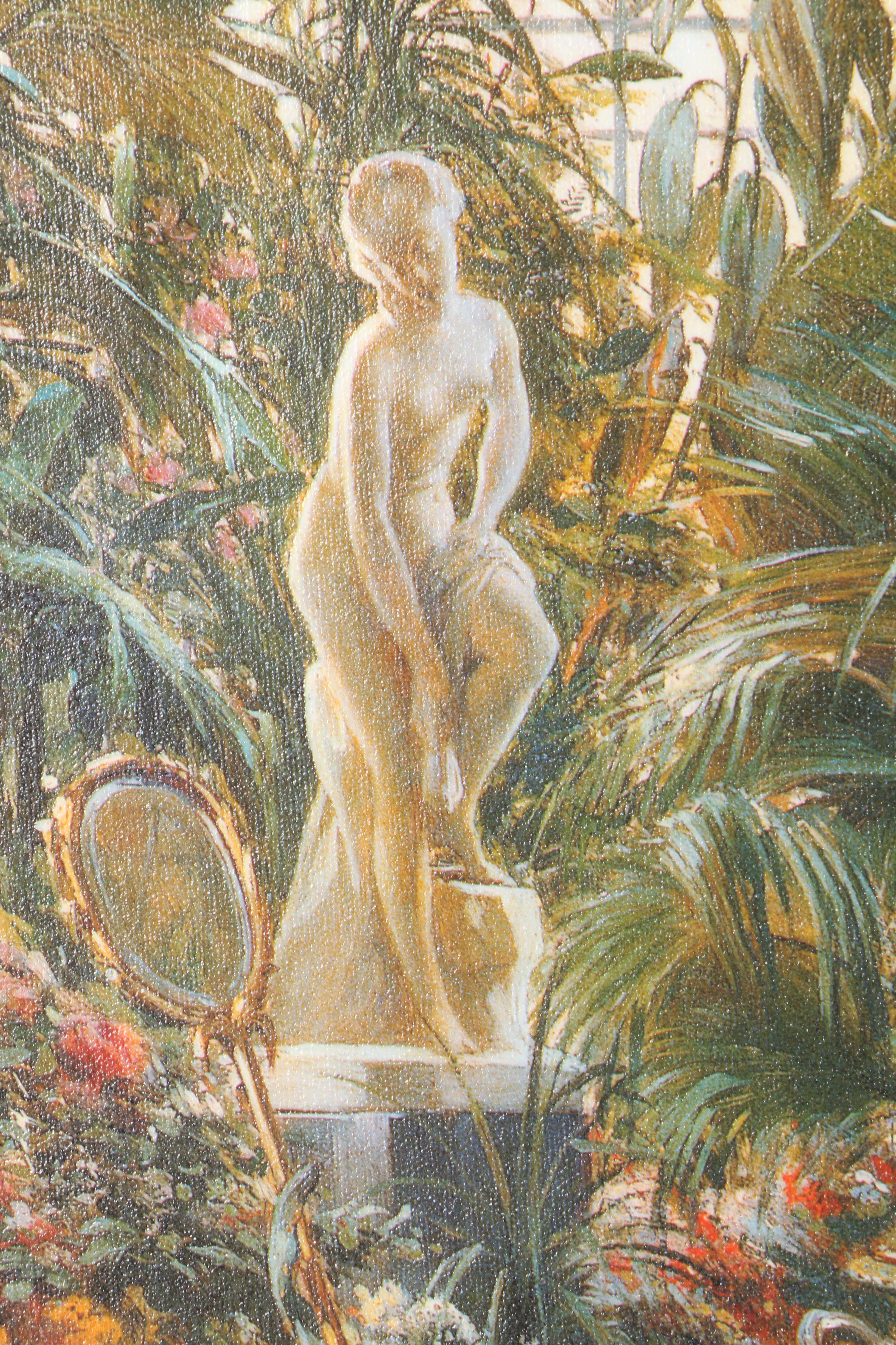 After Sébastien-Charles Giraud Giclée on Canvas  "La Véranda de la princesse Mathilde"