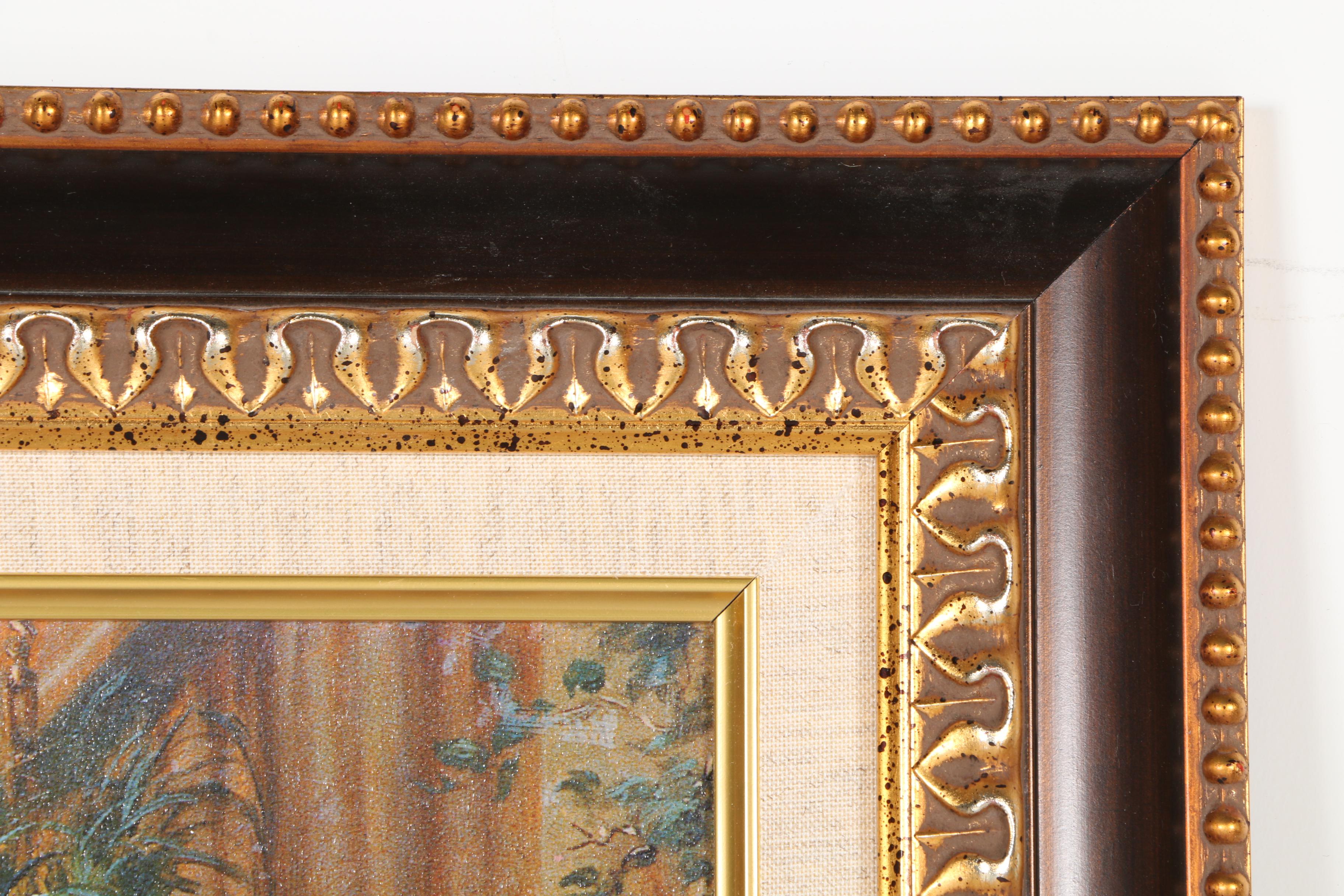 After Sébastien-Charles Giraud Giclée on Canvas  "La Véranda de la princesse Mathilde"